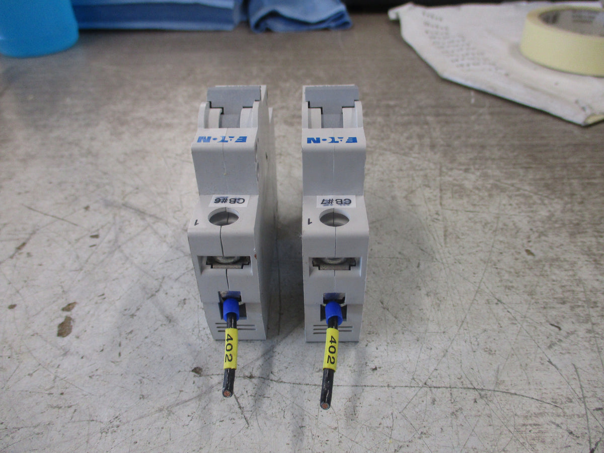 Eaton Circuit Breaker WMZS1D10 10A 277V 1P *Lot of 2* Used