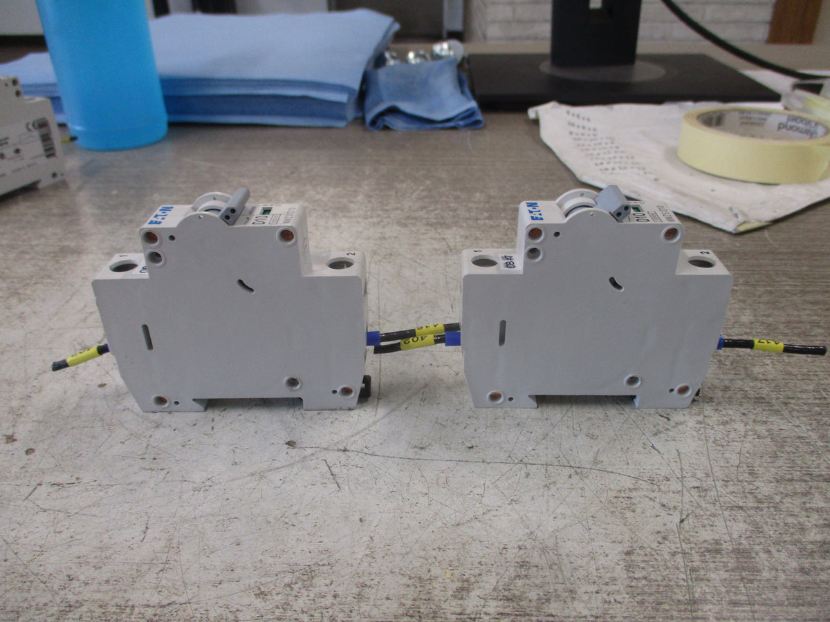 Eaton Circuit Breaker WMZS1D10 10A 277V 1P *Lot of 2* Used