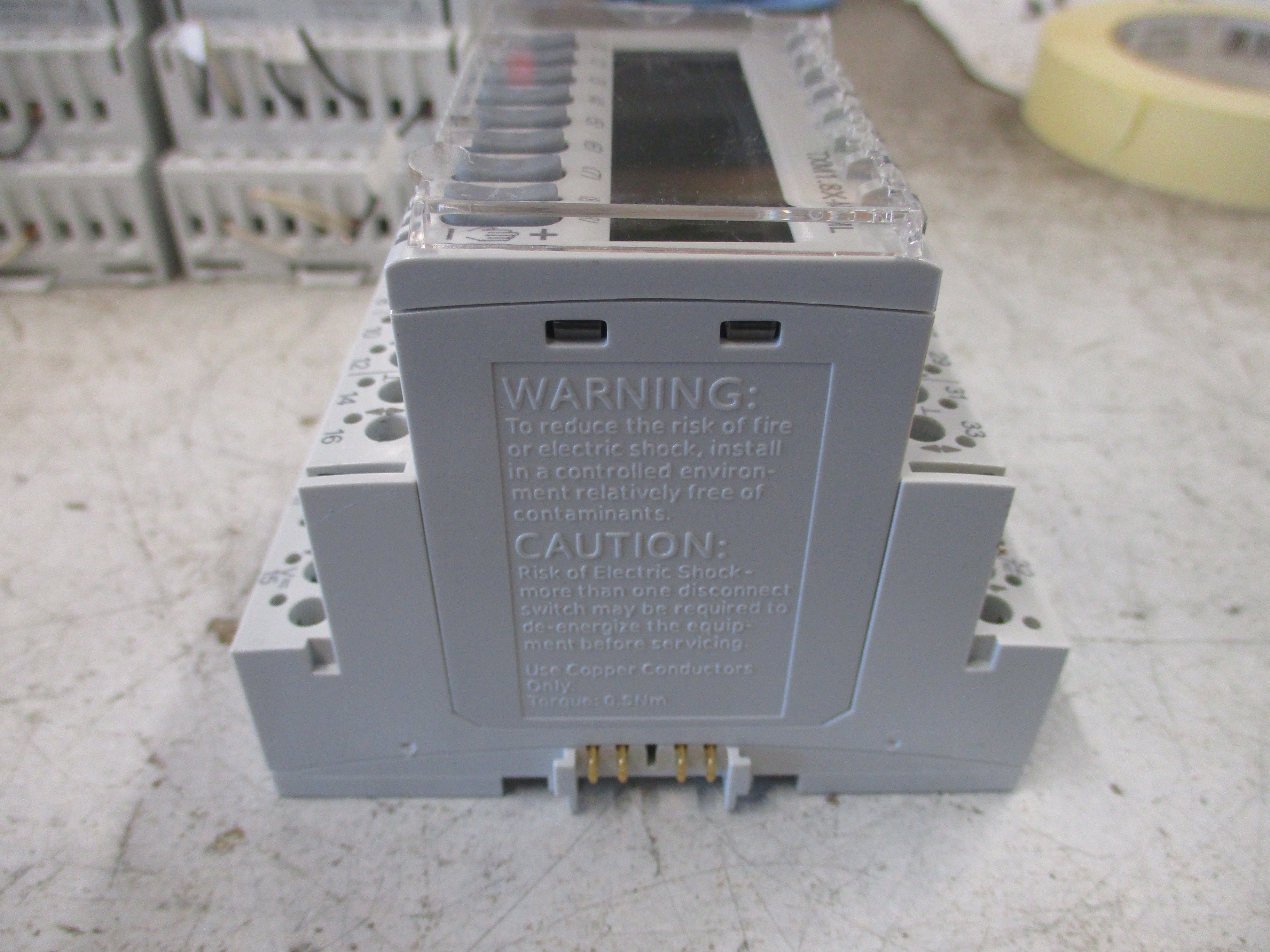 Siemens TX-I/O Super Universal Module TXM1.8X-ML 8-PT Local Override LCD Display