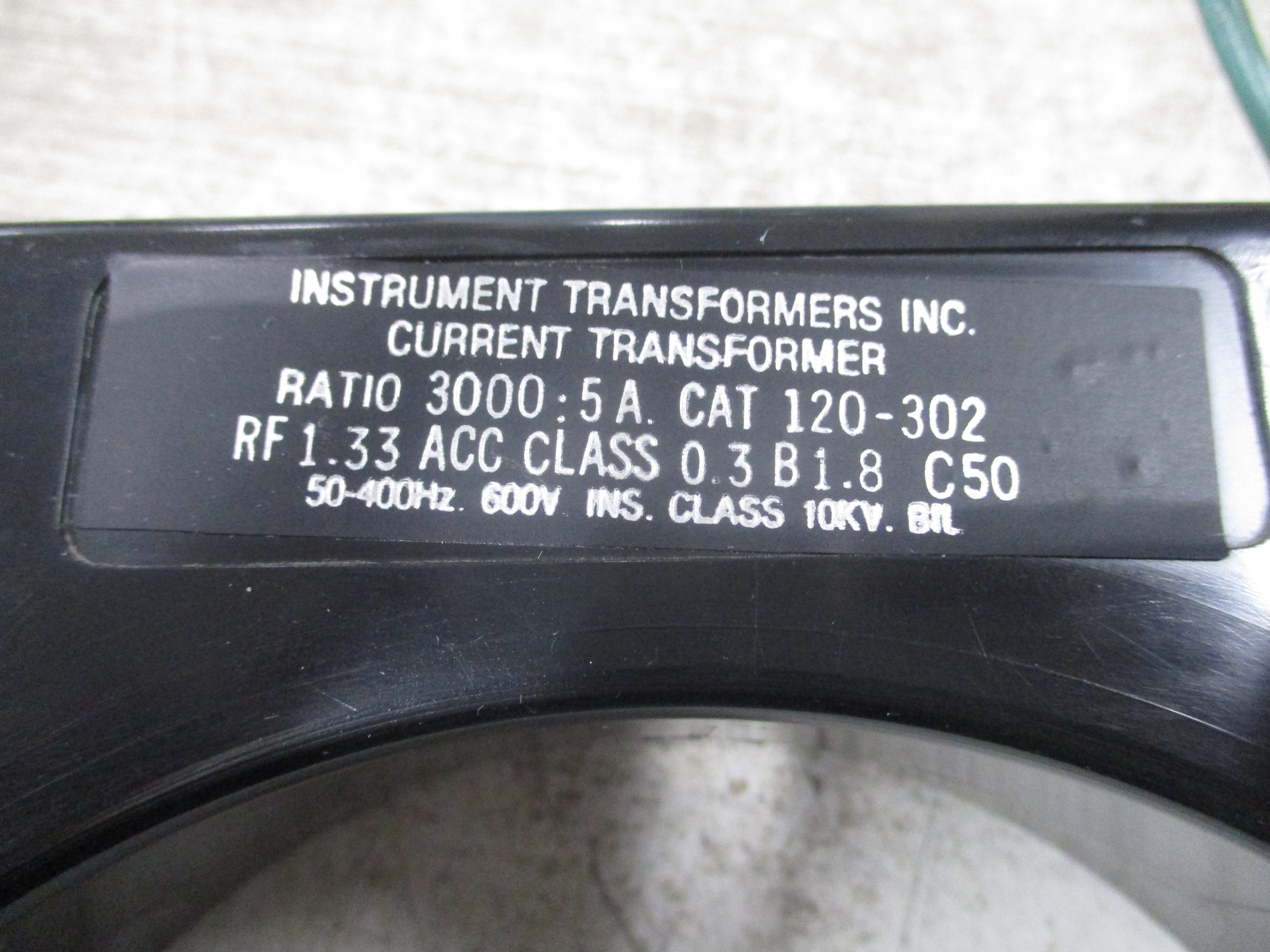 Instrument Transformers Current Transformer 120-302 Ratio 3000:5A 600V 50-400Hz
