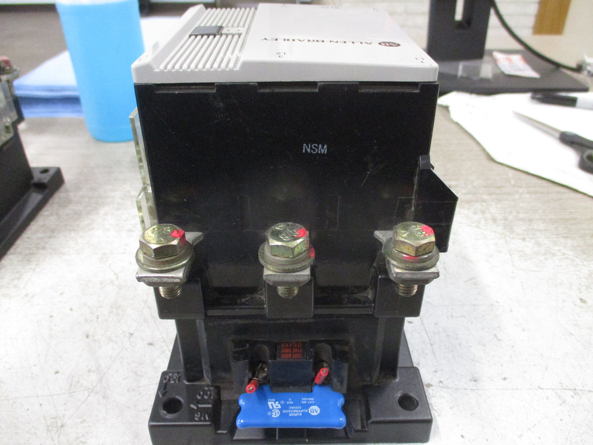 Allen-Bradley Contactor 100-B110N*3 Ser. B 120V Coil 110A 600V (1) Aux Contact