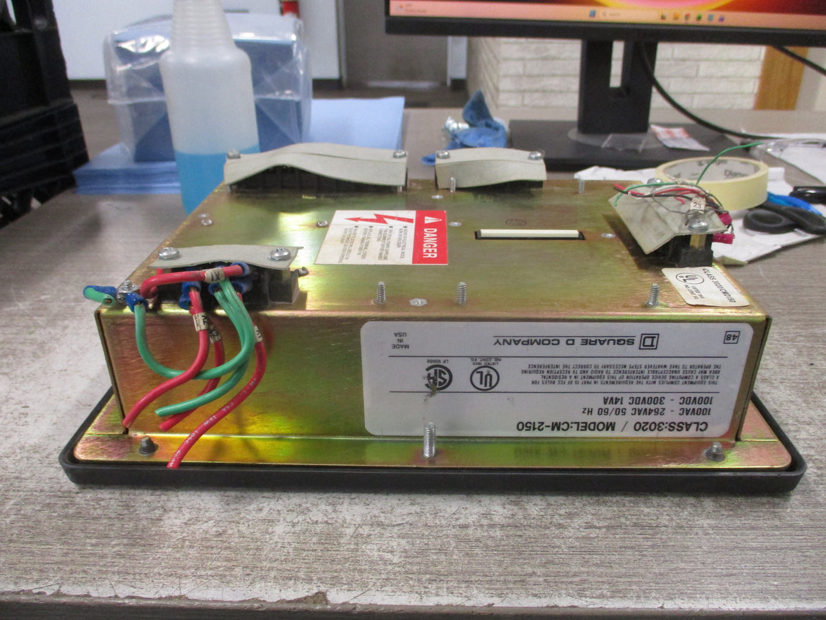 Square D PowerLogic Circuit Monitor 3020 CM-2150 100-264VAC 20-27VA 50/60Hz Used