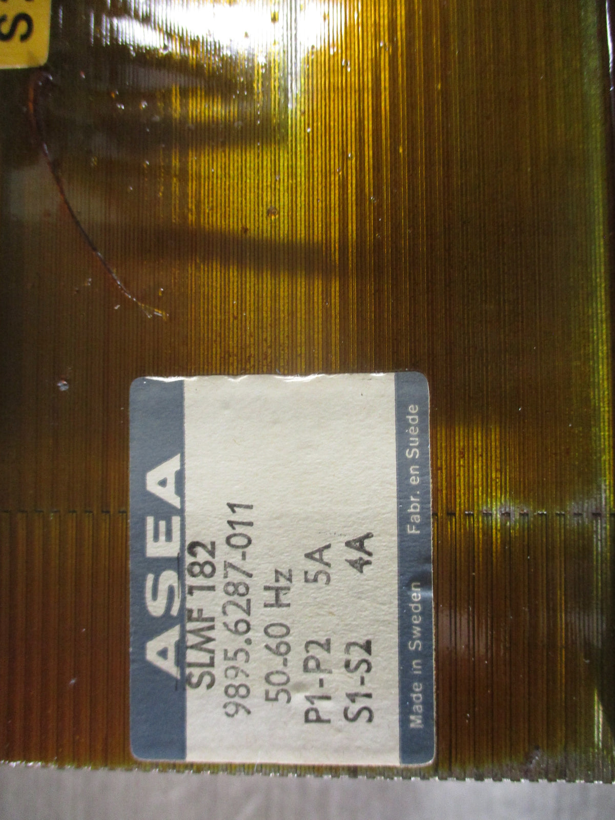 Asea Transformer SLMF 182 50-60Hz Used