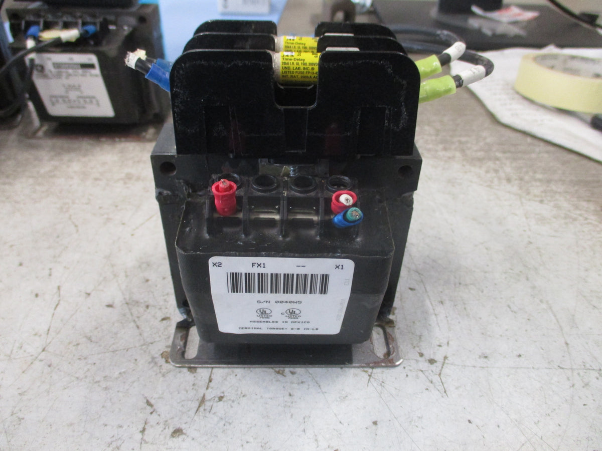 GE Control Transformer 9T58K0044 0.100KVA Pri: 240/480V Sec: 120V 60Hz 1Ph Used
