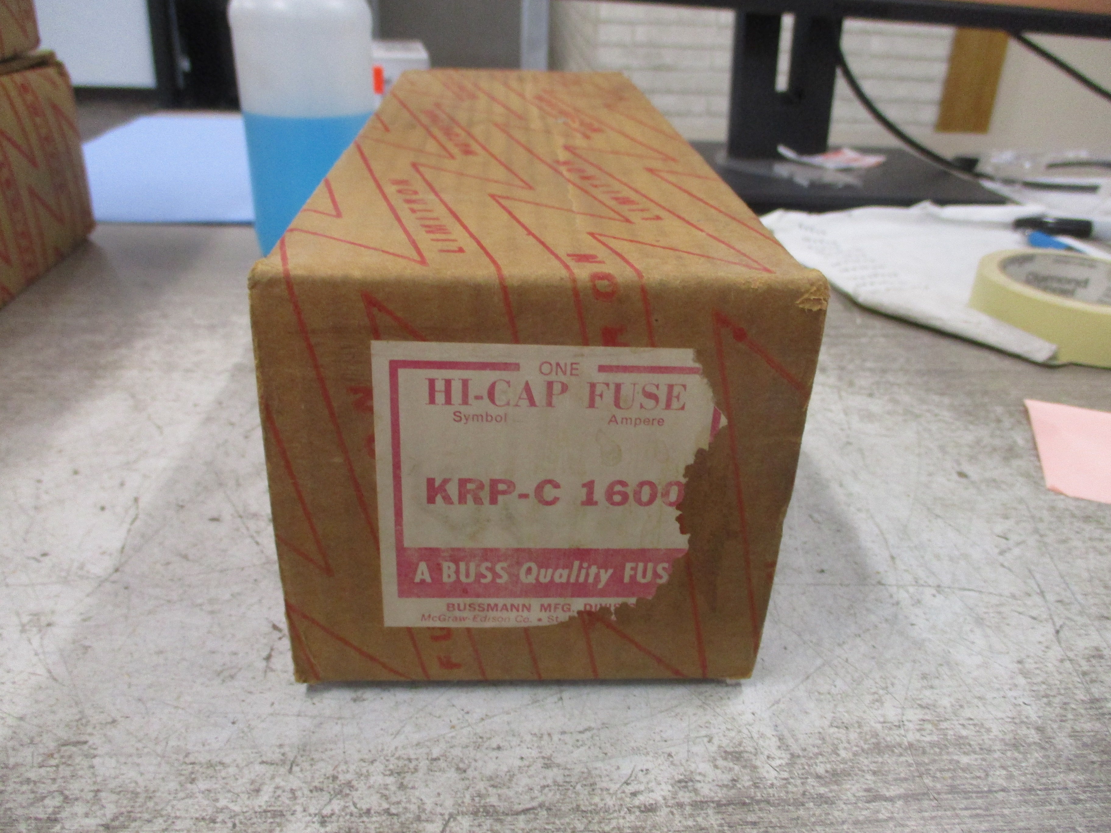 Bussmann Buss Hi-Cap Fuse KRP-C 1600 600V 1600A New Surplus