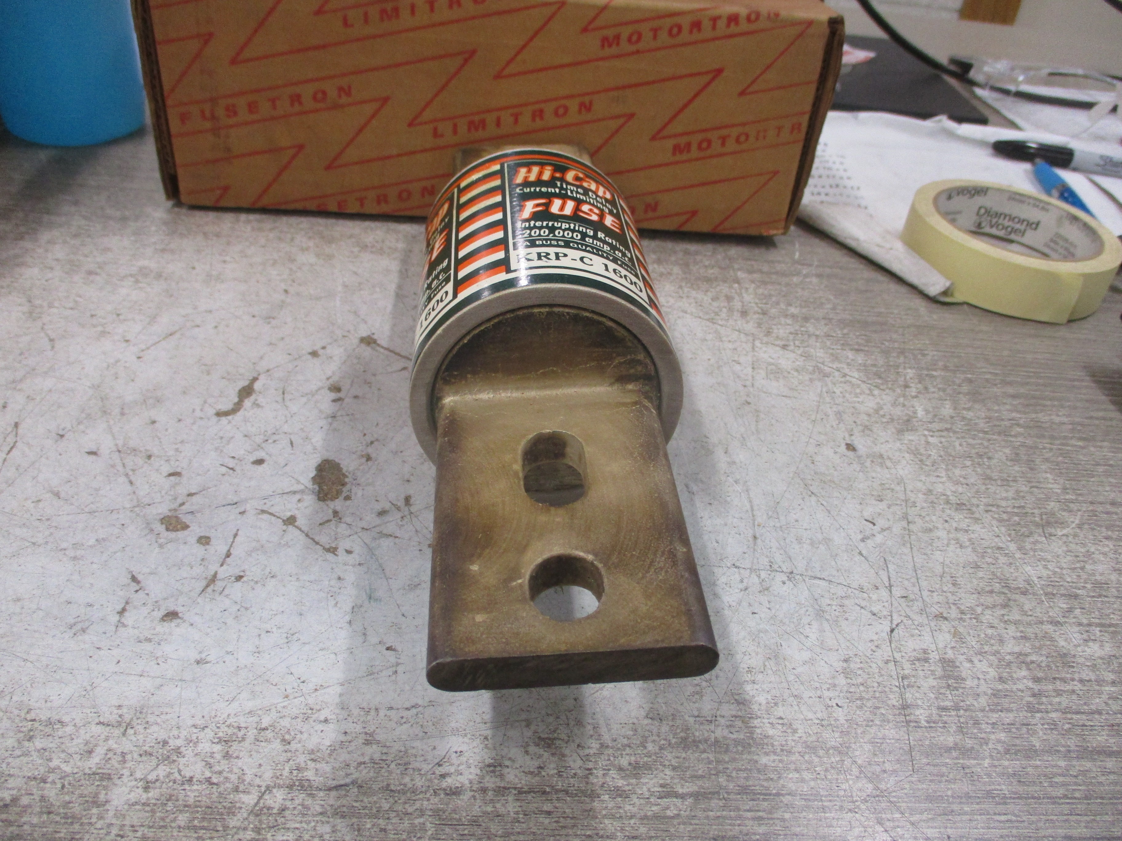 Bussmann Buss Hi-Cap Fuse KRP-C 1600 600V 1600A New Surplus