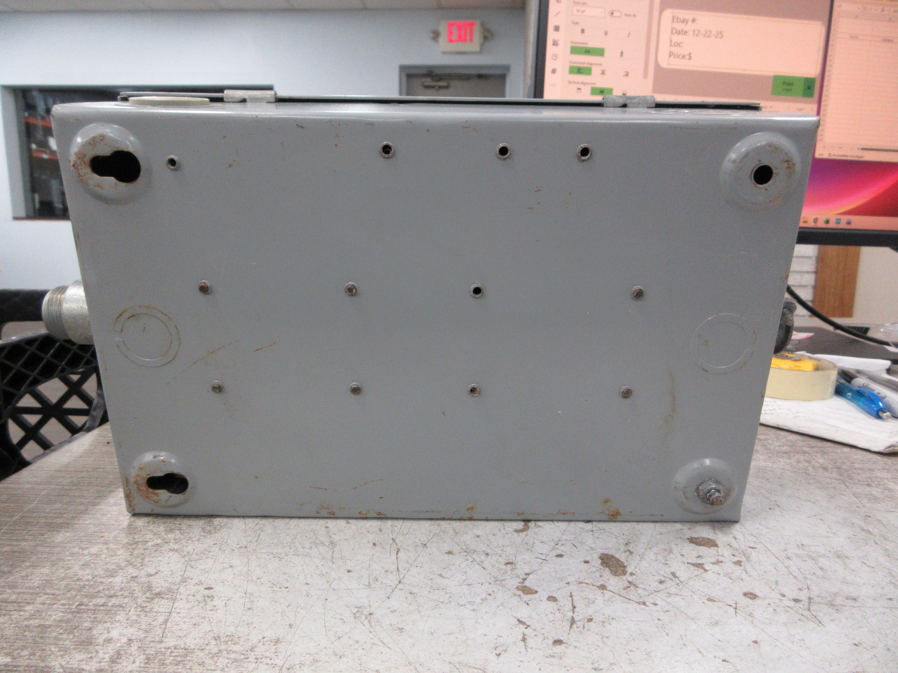 ITE Fusible Safety Switch/Disconnect F351 30A 600V 3Ph Used