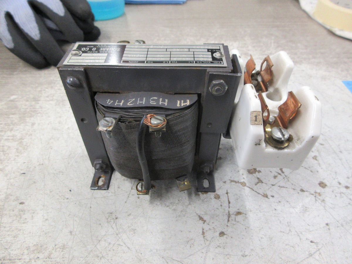 Square D Transformer 9070 AA0-50 50VA Pri: 220/440V Sec: 110V 50-60Hz Used