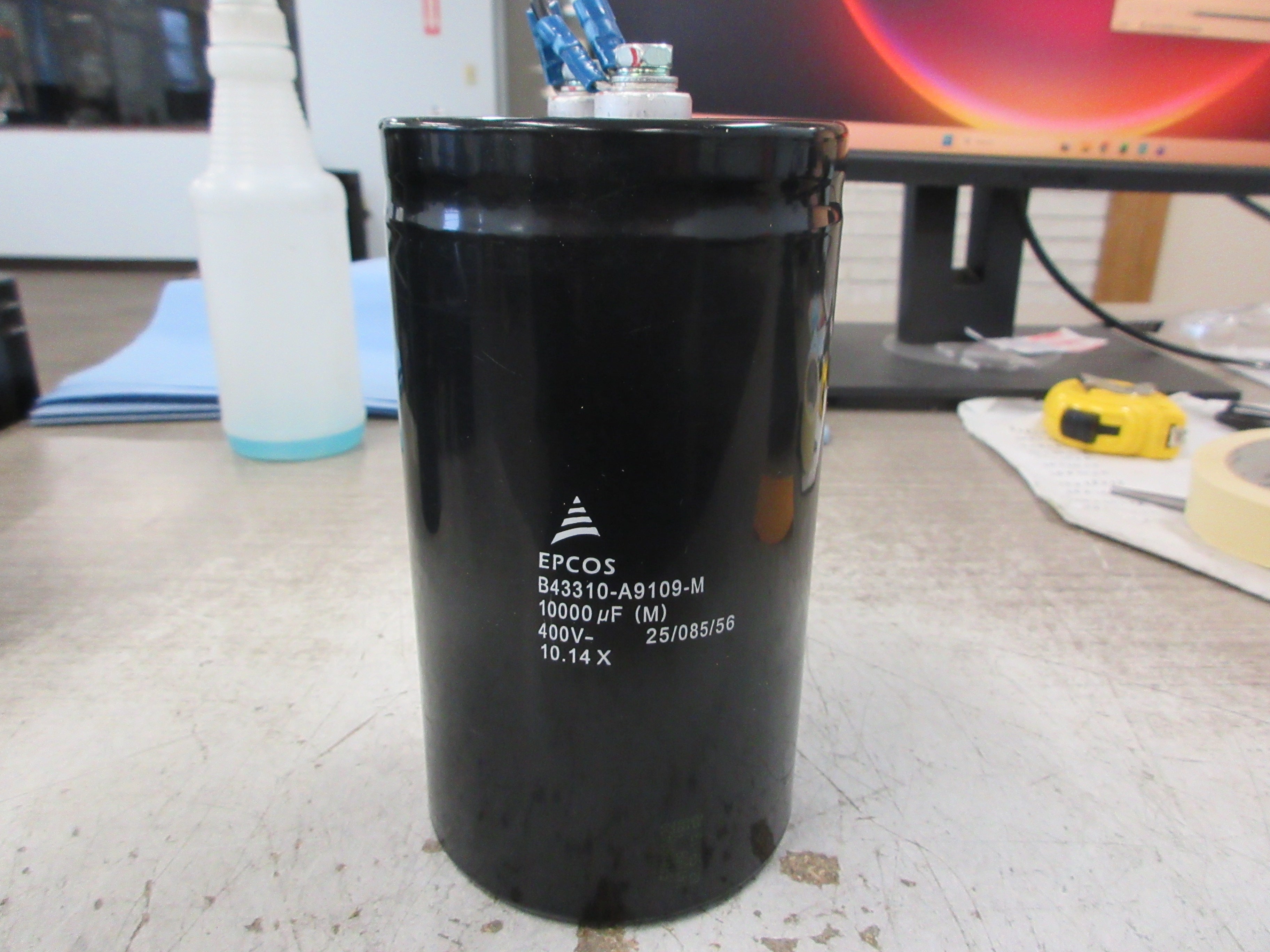 Epcos Capacitor B43310-A9109-M 10,000uF 400V Used