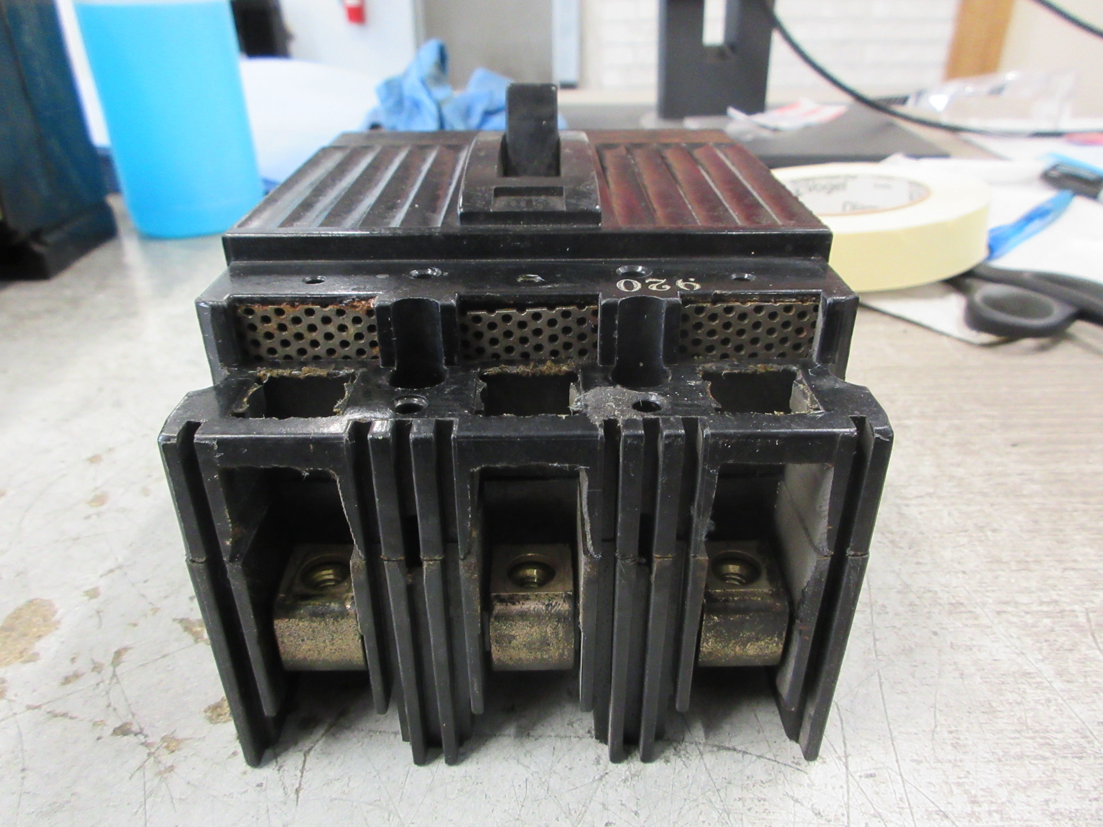 GE Circuit Breaker TEF134100 100A 480V 3P Used