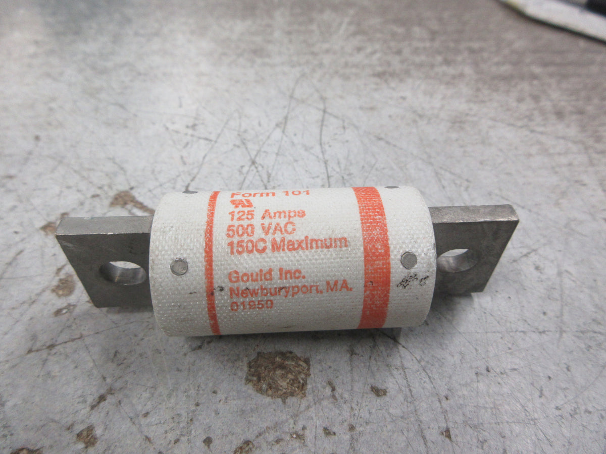 Gould Shawmut Amp-Trap Fuse A50P125 125A 500V Used