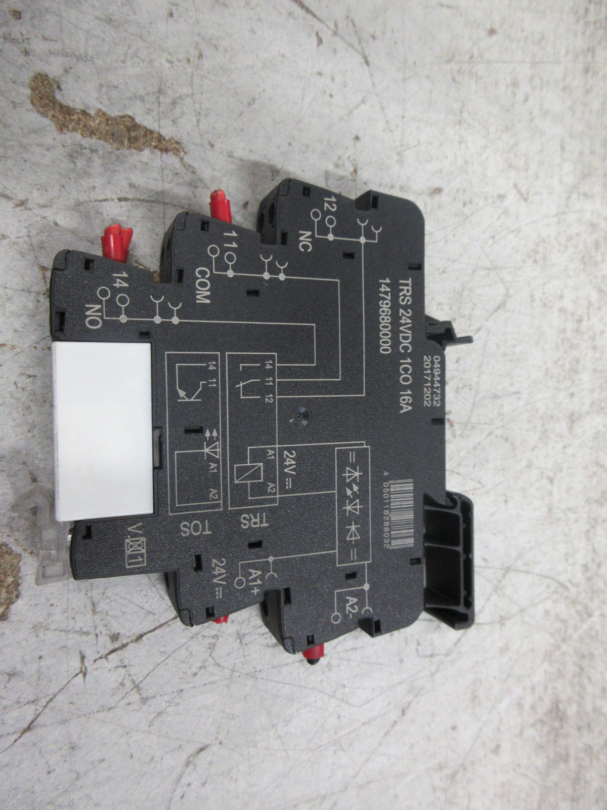 Weidmuller RCL314024W Relay 1984040000 24VDC W/Base Used