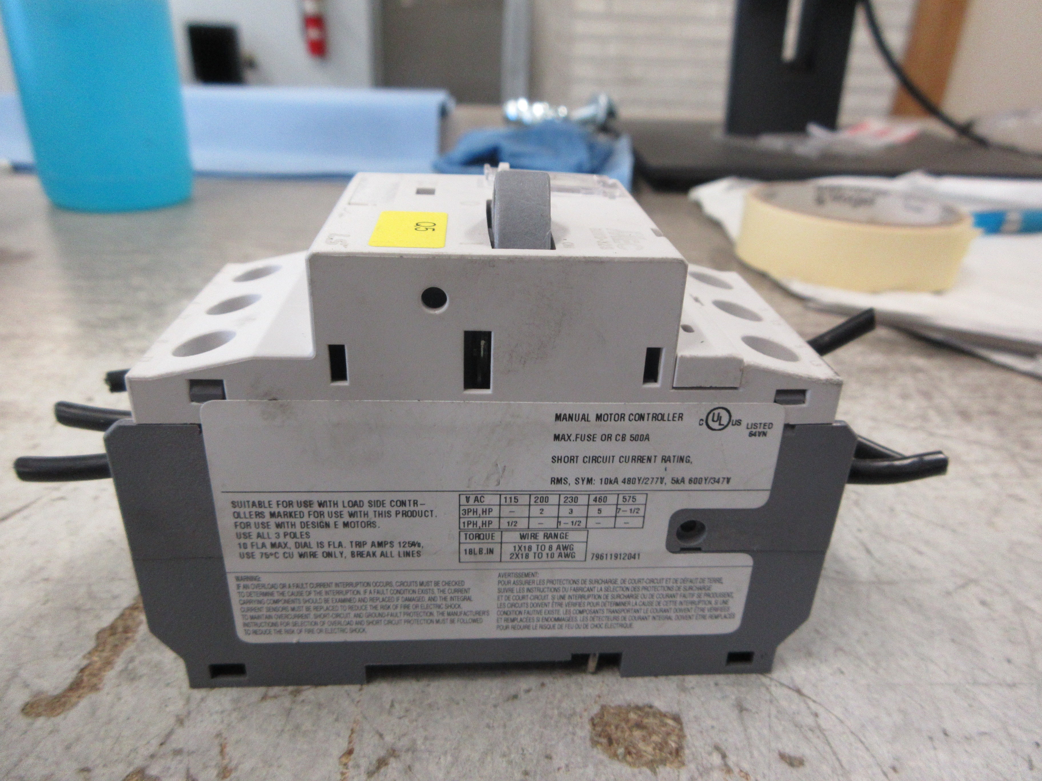 LS Meta MEC Manual Starter MMS-32S Trip: 6-10A Used
