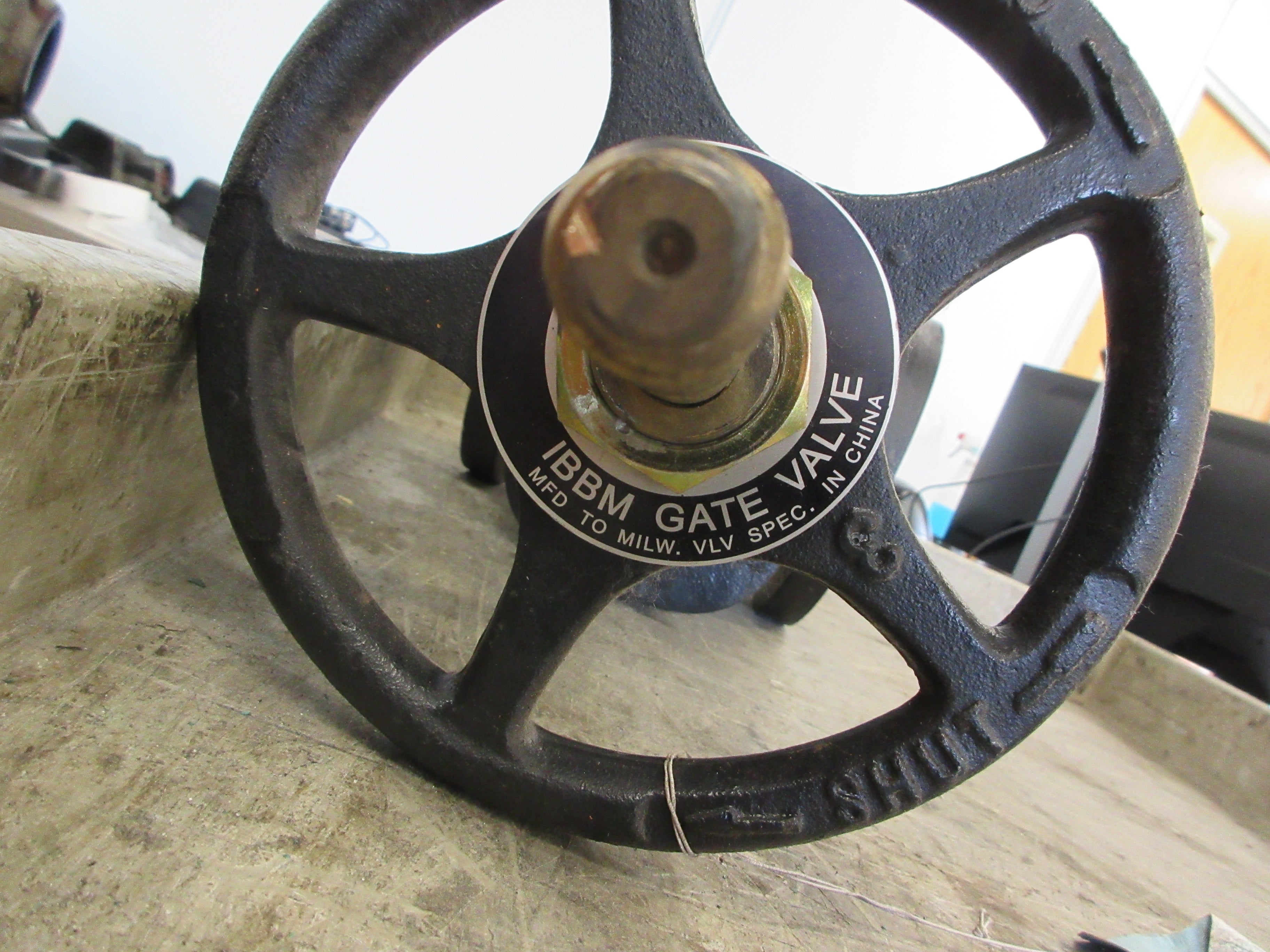 Milvaco IBBM Gate Valve 2885M Size: 3" 125S 200WOG Used