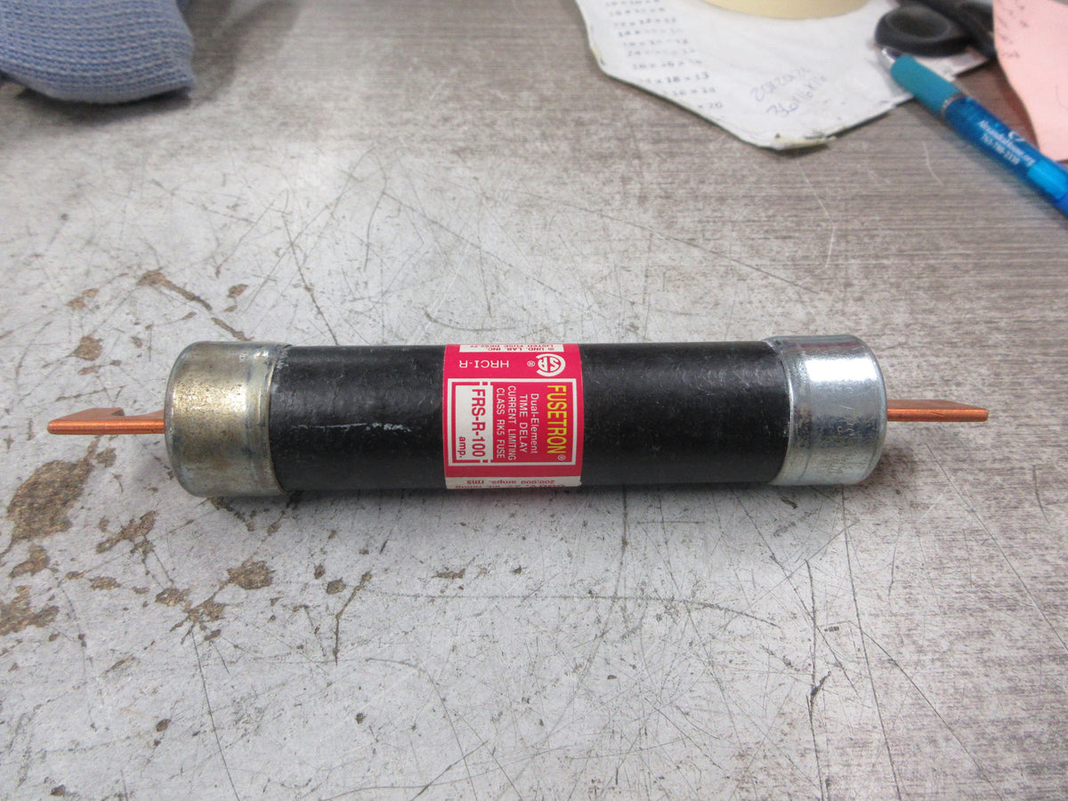 Bussmann Fusetron Fuse FRS-R-100 100A 600V Used
