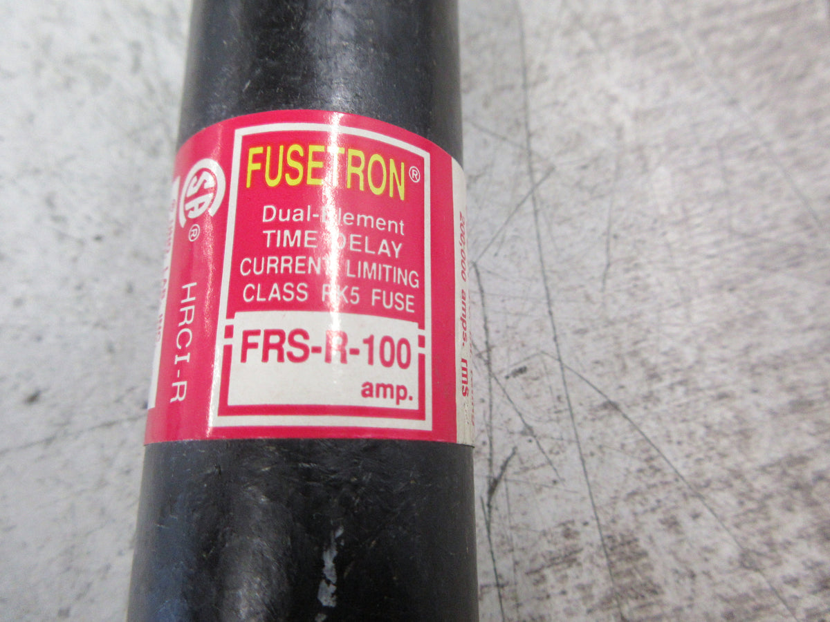 Bussmann Fusetron Fuse FRS-R-100 100A 600V Used