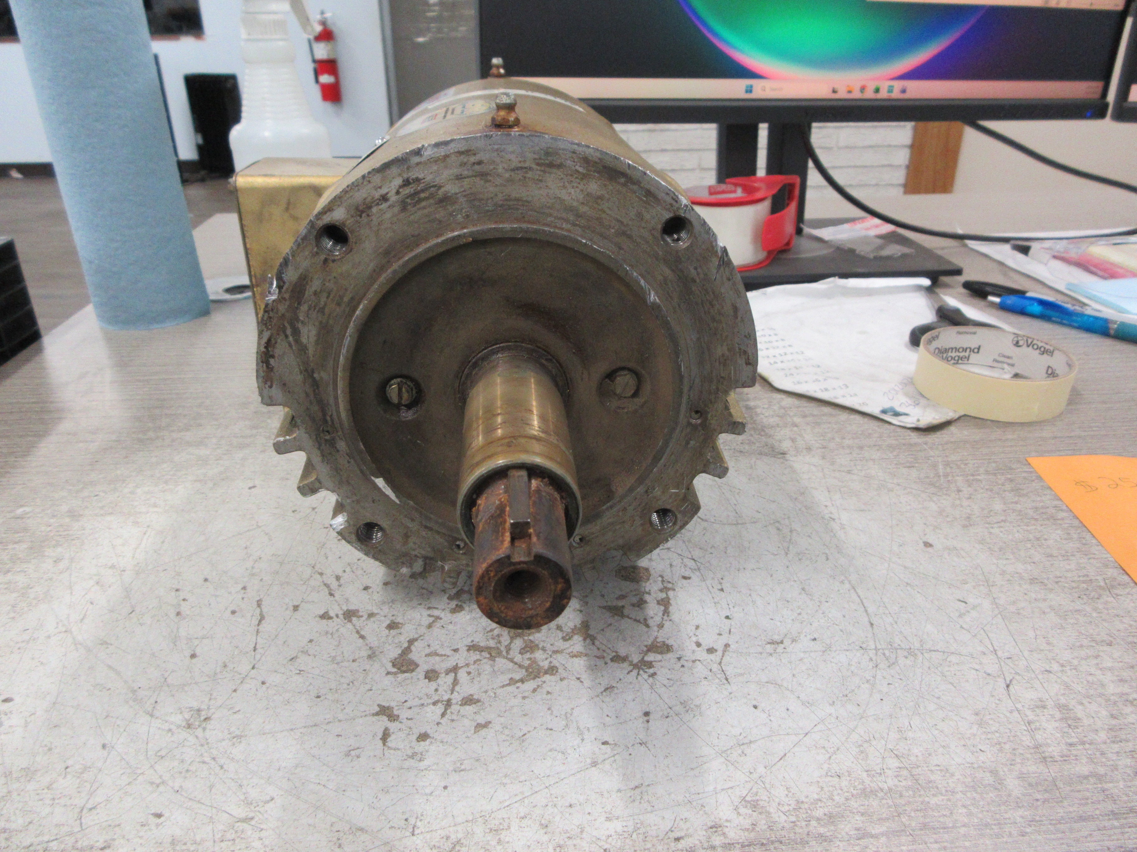 Baldor Motor EJMM3154T 1.50DP HP 230/460V 1740RPM 4.2/2.1A Fame: 145JM Used