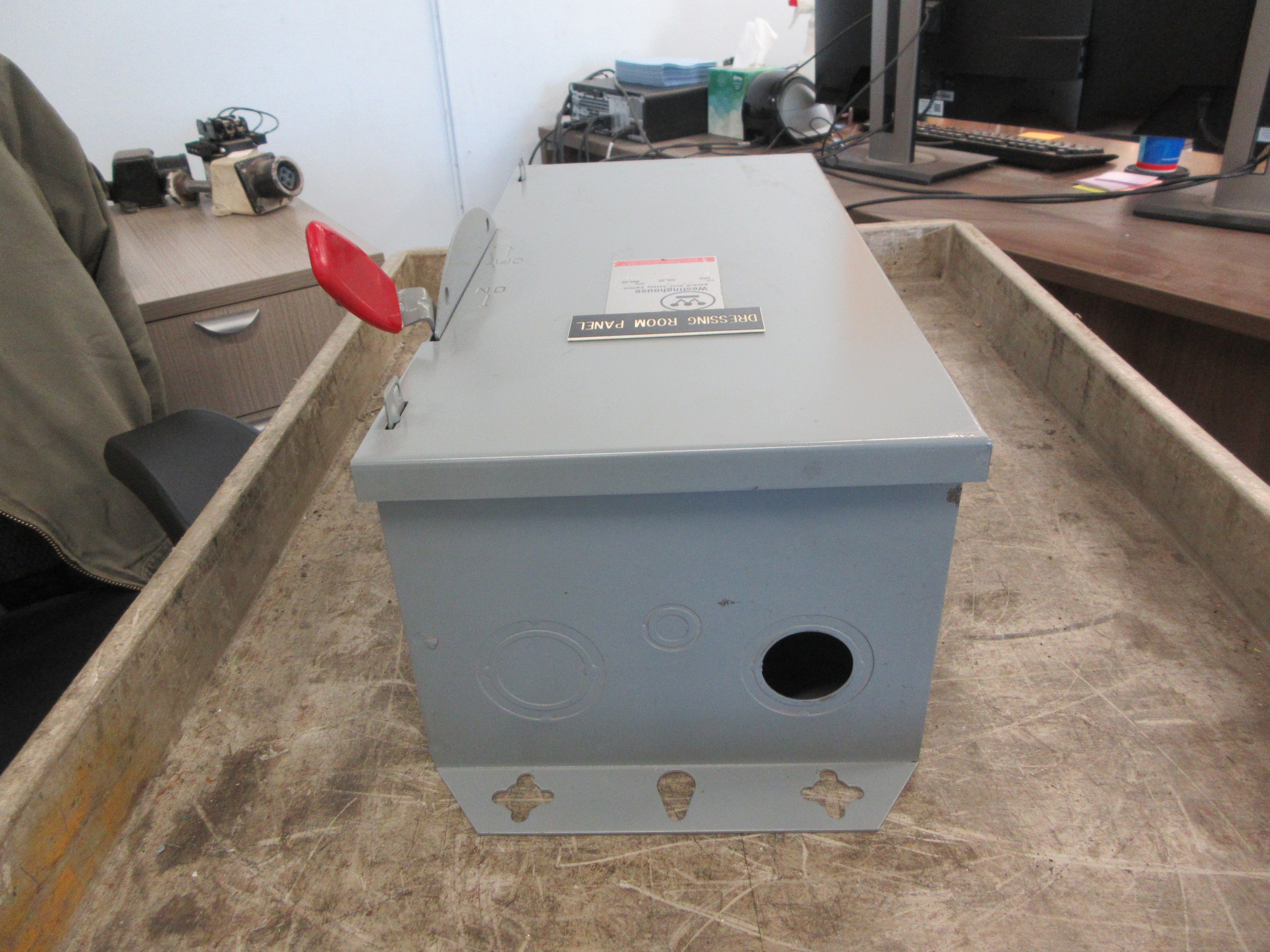 Westinghouse Fusible Safety Switch/Disconnect GFN423N 100A 240V 3P Used