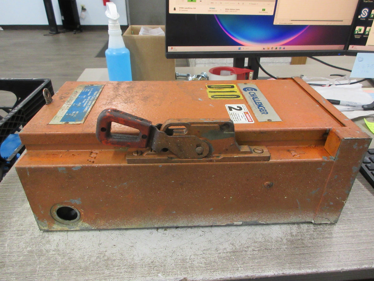 Challenger Fusible 3R Safety Switch/Disconnect RHDN361 30A 600V 3P Used