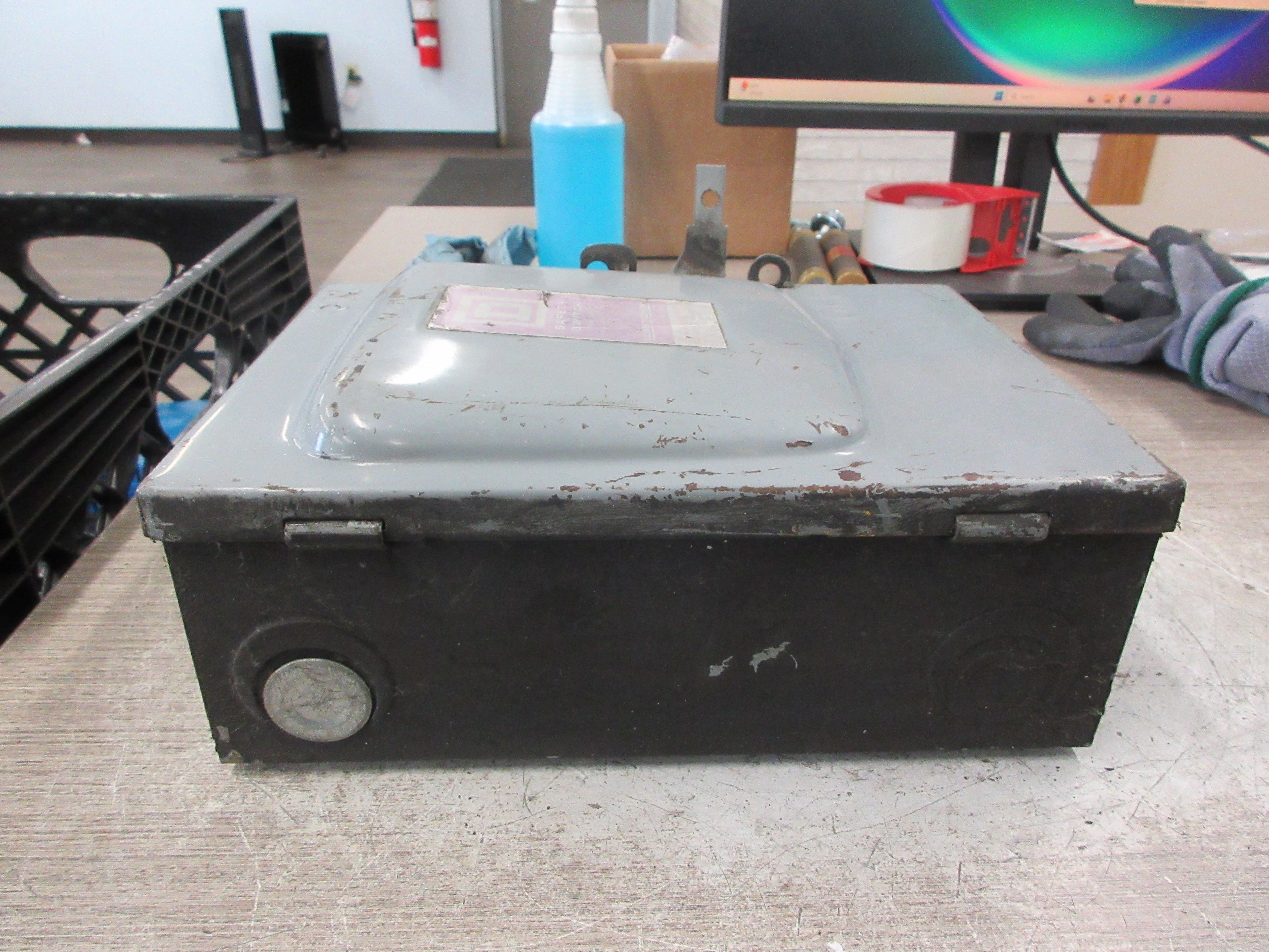 Square D Fusible Safety Switch/Disconnect D 322N Ser. A3 60A 240V 3P Used