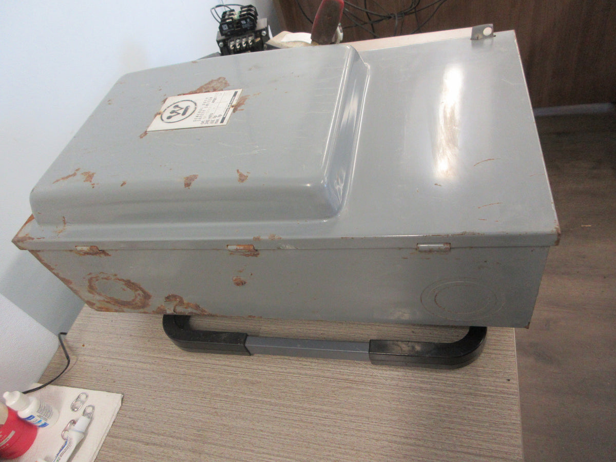 Westinghouse Fusible Safety Switch/Disconnect GF-324N 200A 240V 2P Used
