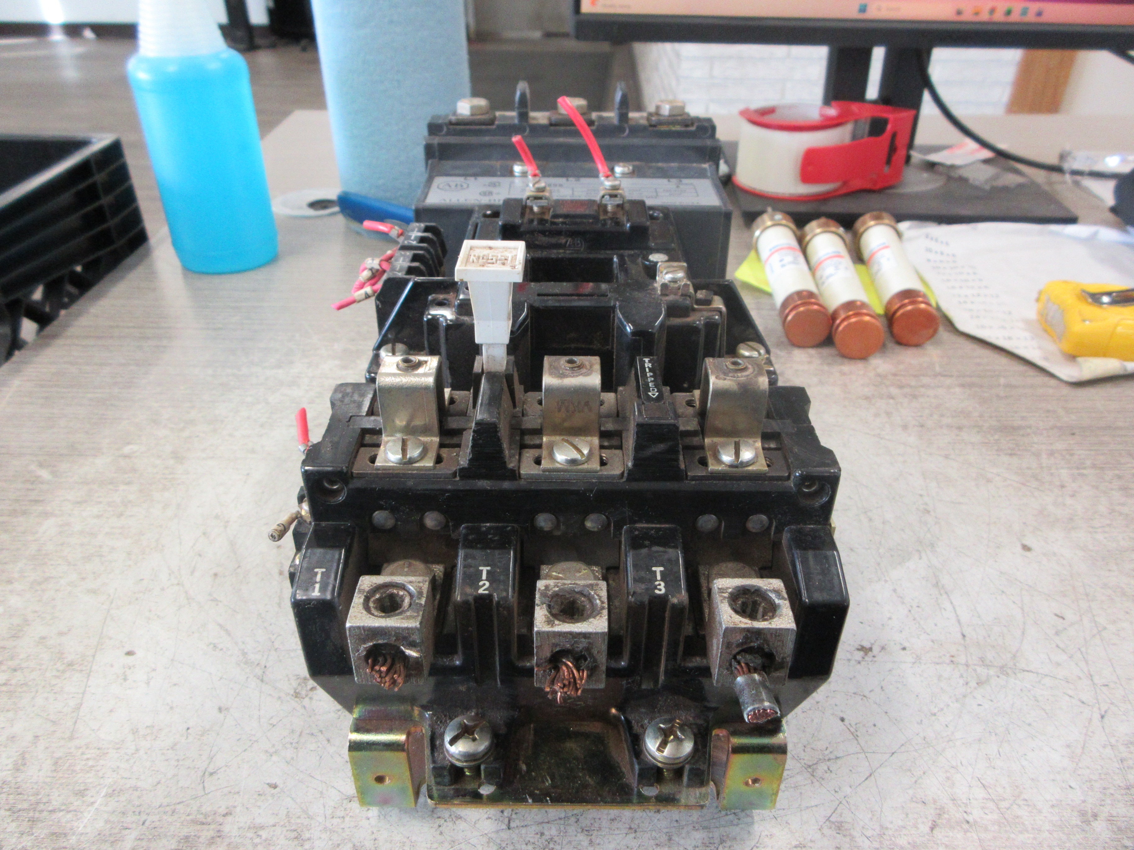 Allen-Bradley Size 3 Starter 509-DOD 115-120V Coil 90A 600V Used