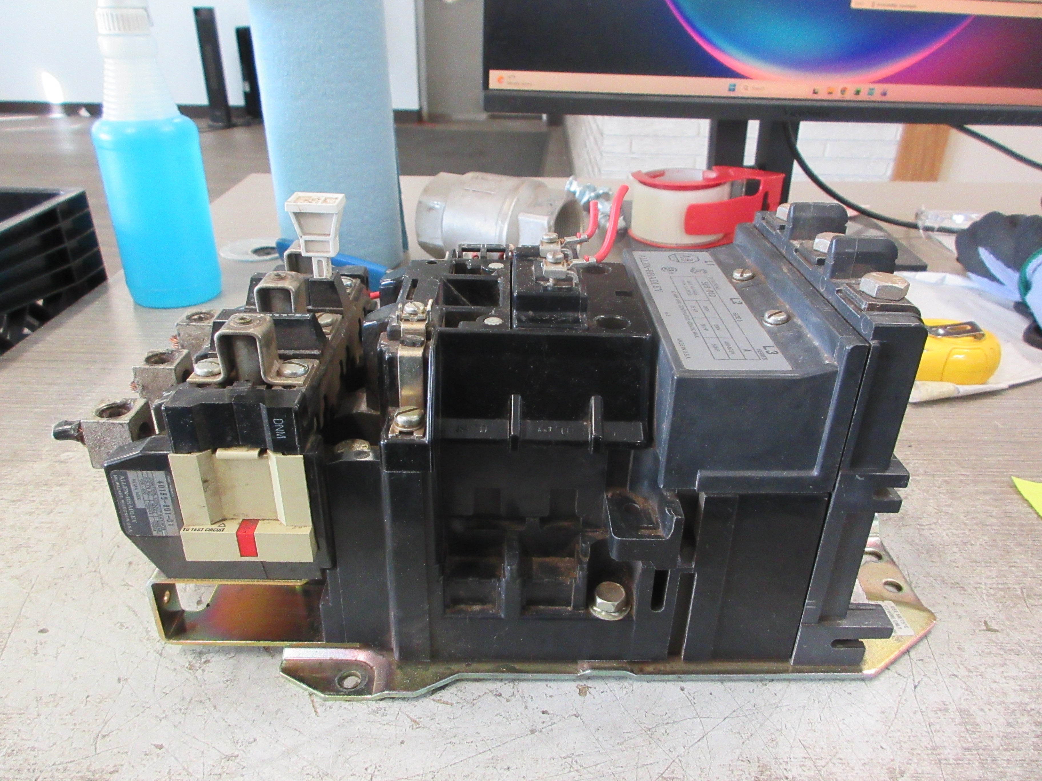 Allen-Bradley Size 3 Starter 509-DOD 115-120V Coil 90A 600V Used