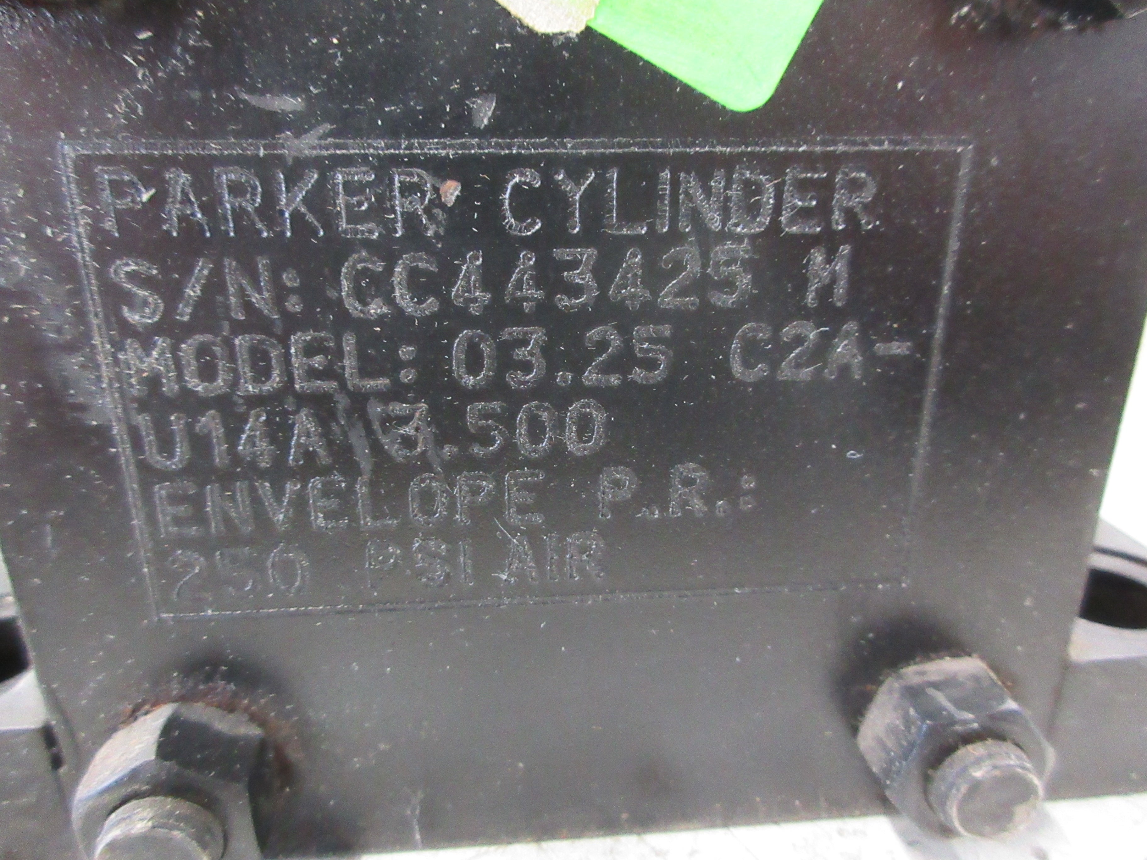 RWC Air Cylinder 884714105 250 PSI Used