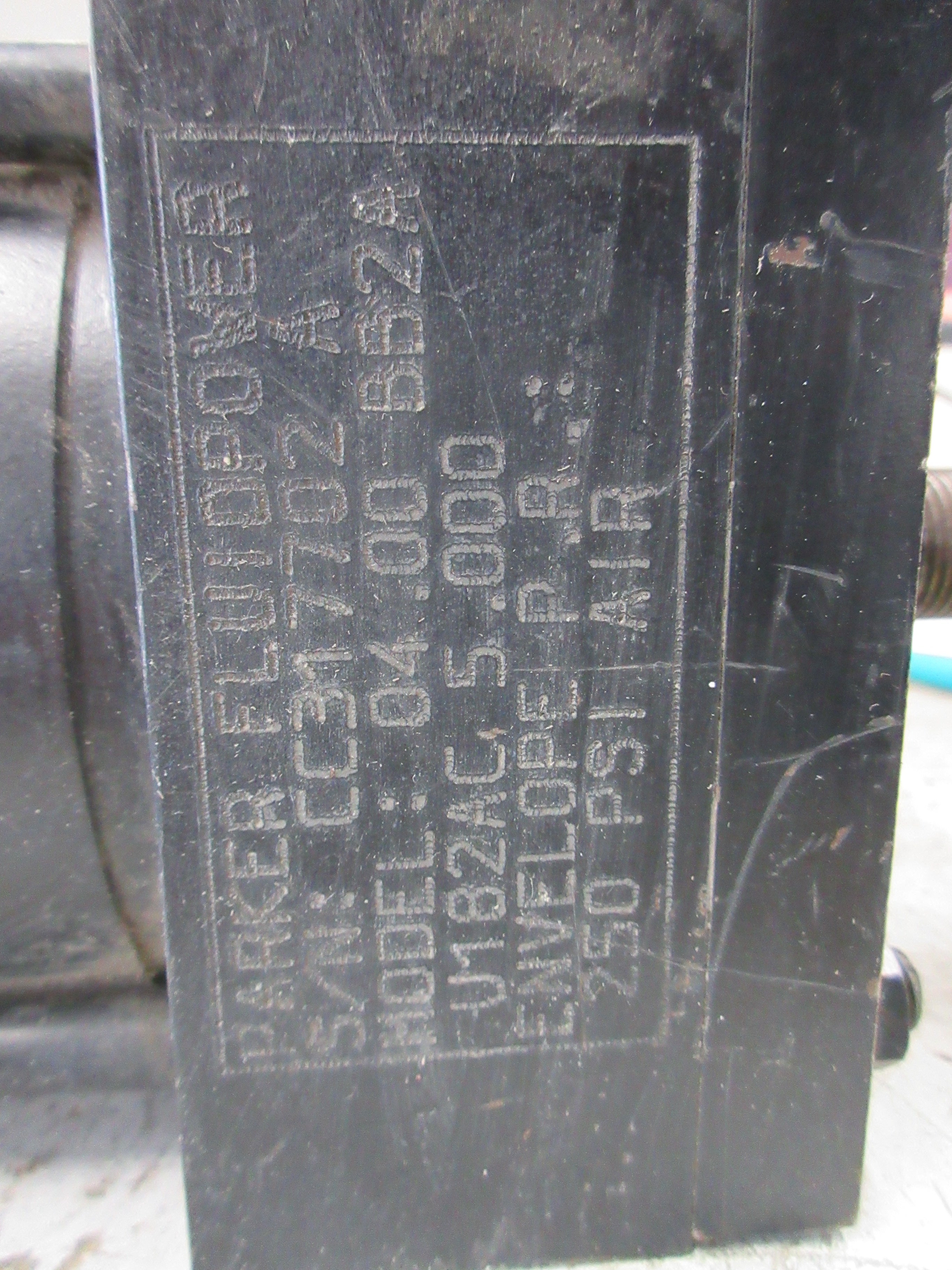 Parker Series 2A Air Cylinder 04.00 BB2AU182AC 5.000 250 PSI Used