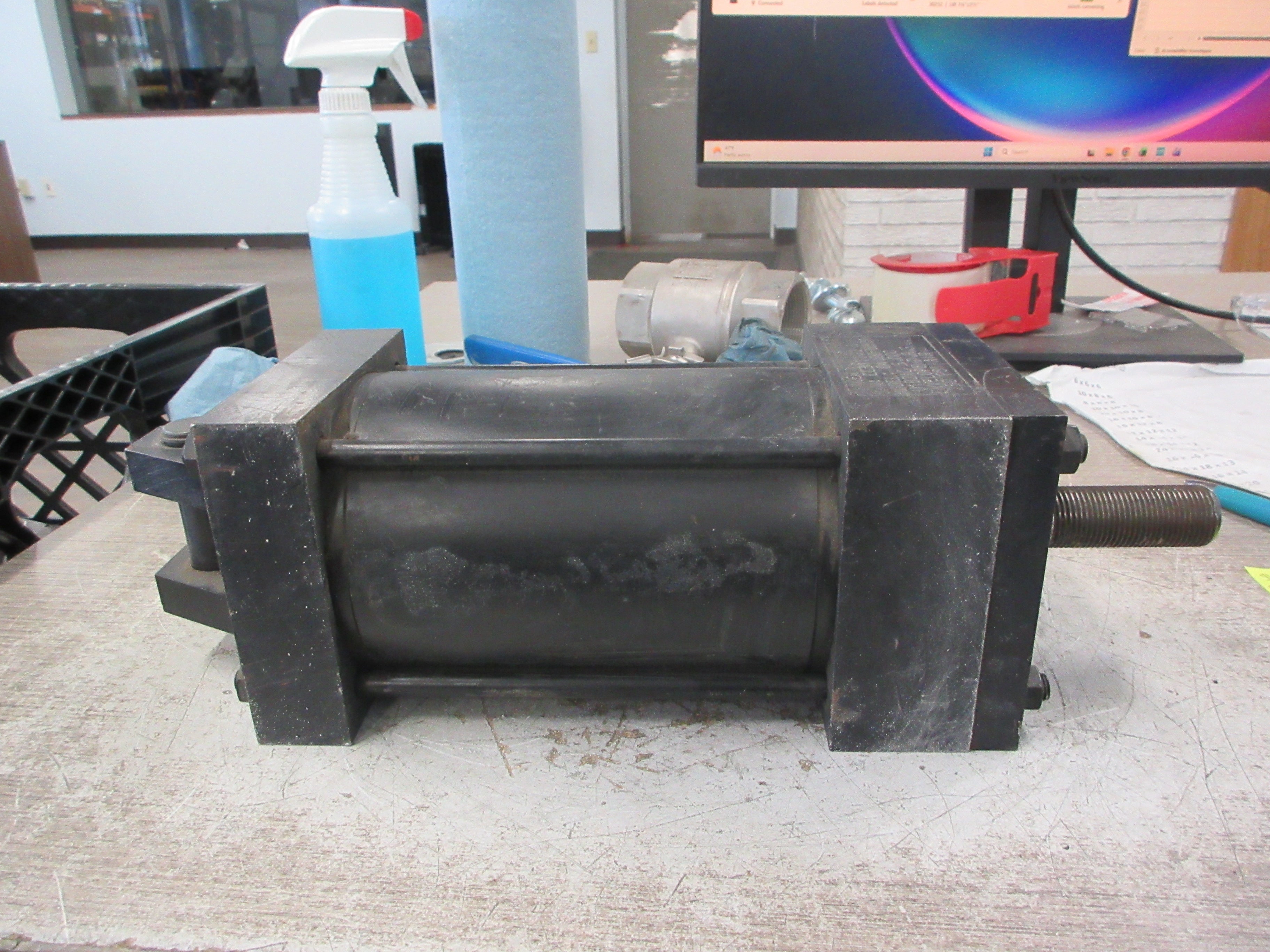 Parker Series 2A Air Cylinder 04.00 BB2AU182AC 5.000 250 PSI Used