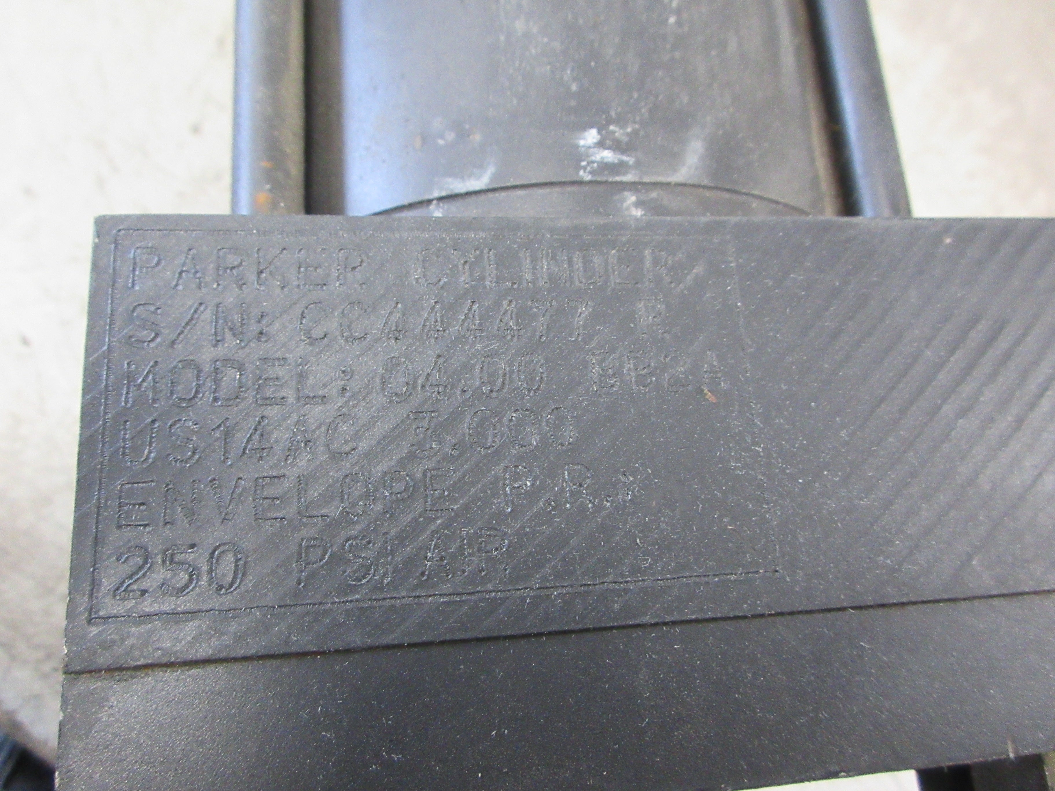 RWC Air Cylinder 889306108 250 PSI Used