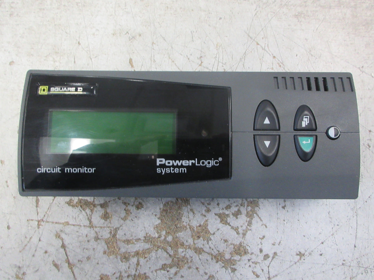 Square D PowerLogic Circuit Monitor Display Module CMDLC Ser. C4 FW: 5.3 Used