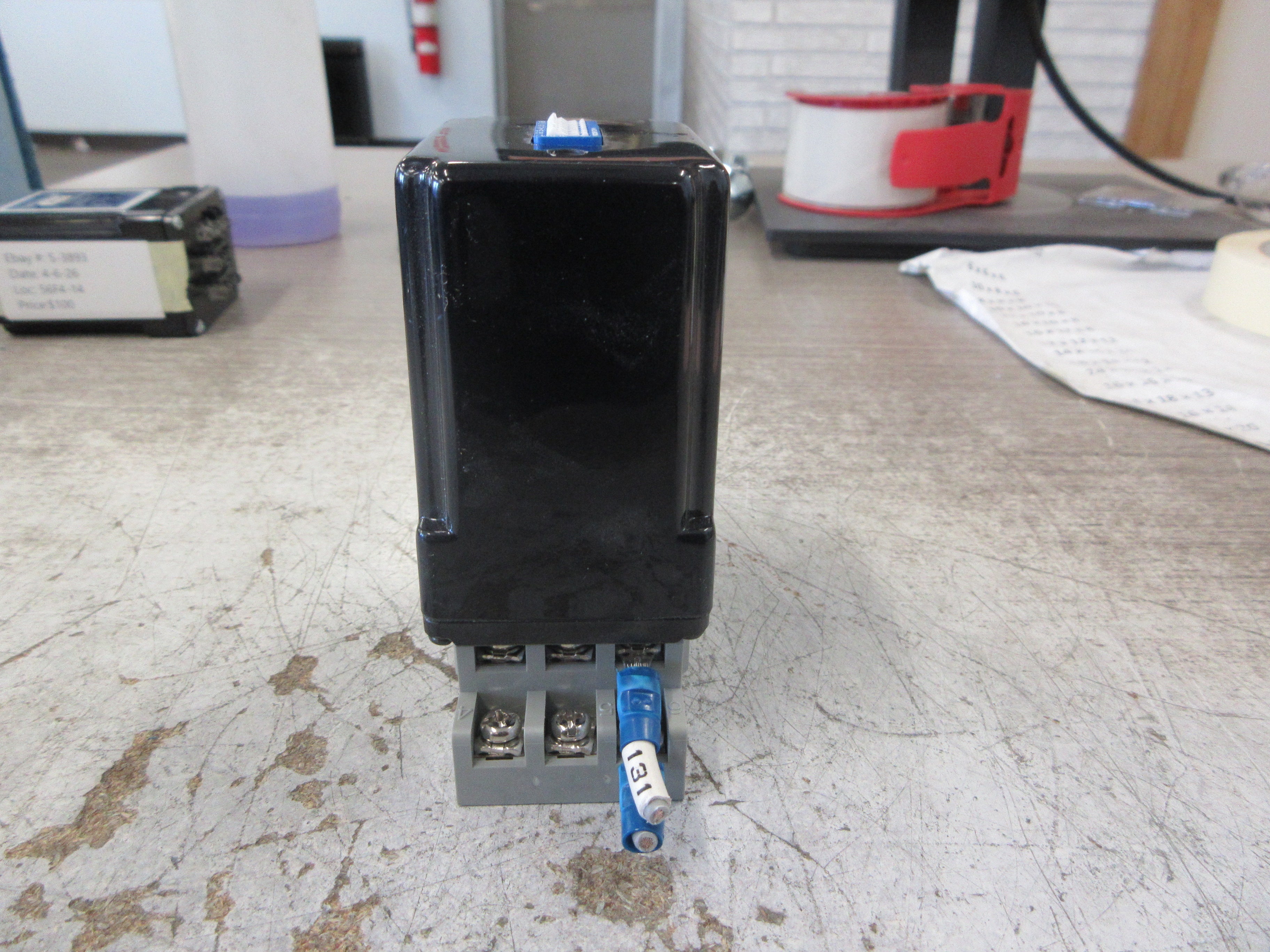 Russelectric Adjustable Time Delay Relay TD24DC Range: 0-255 Sec. w/ Base Used