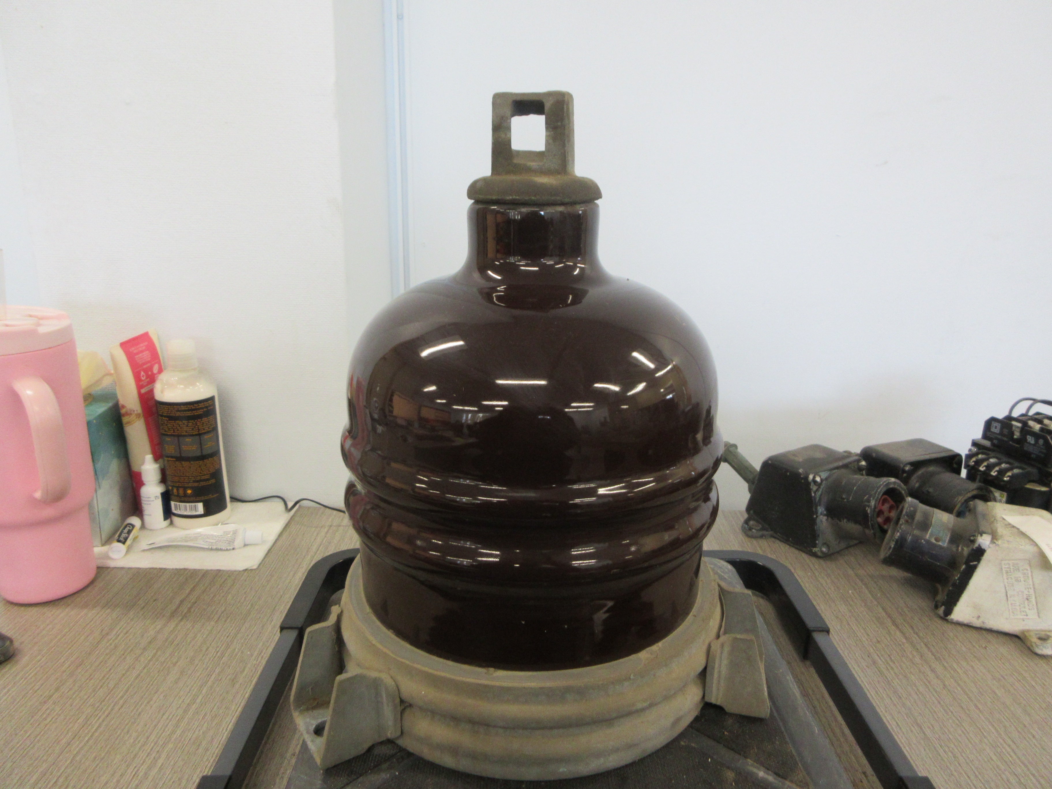 GE Thyrite Magne-Valve Lightning Arrester 9LA1HC46 3KV Used