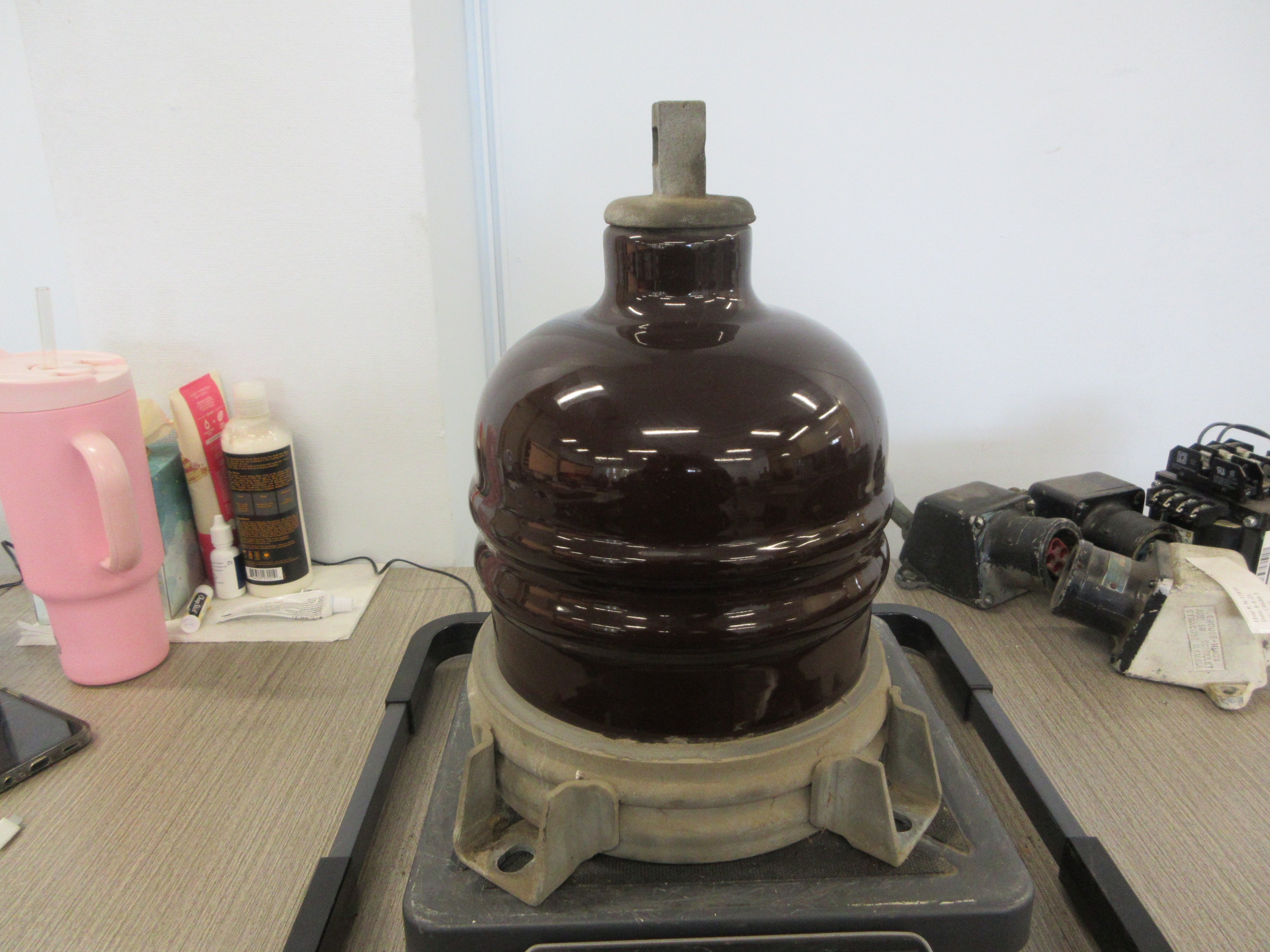 GE Thyrite Magne-Valve Lightning Arrester 9LA1HC46 3KV Used