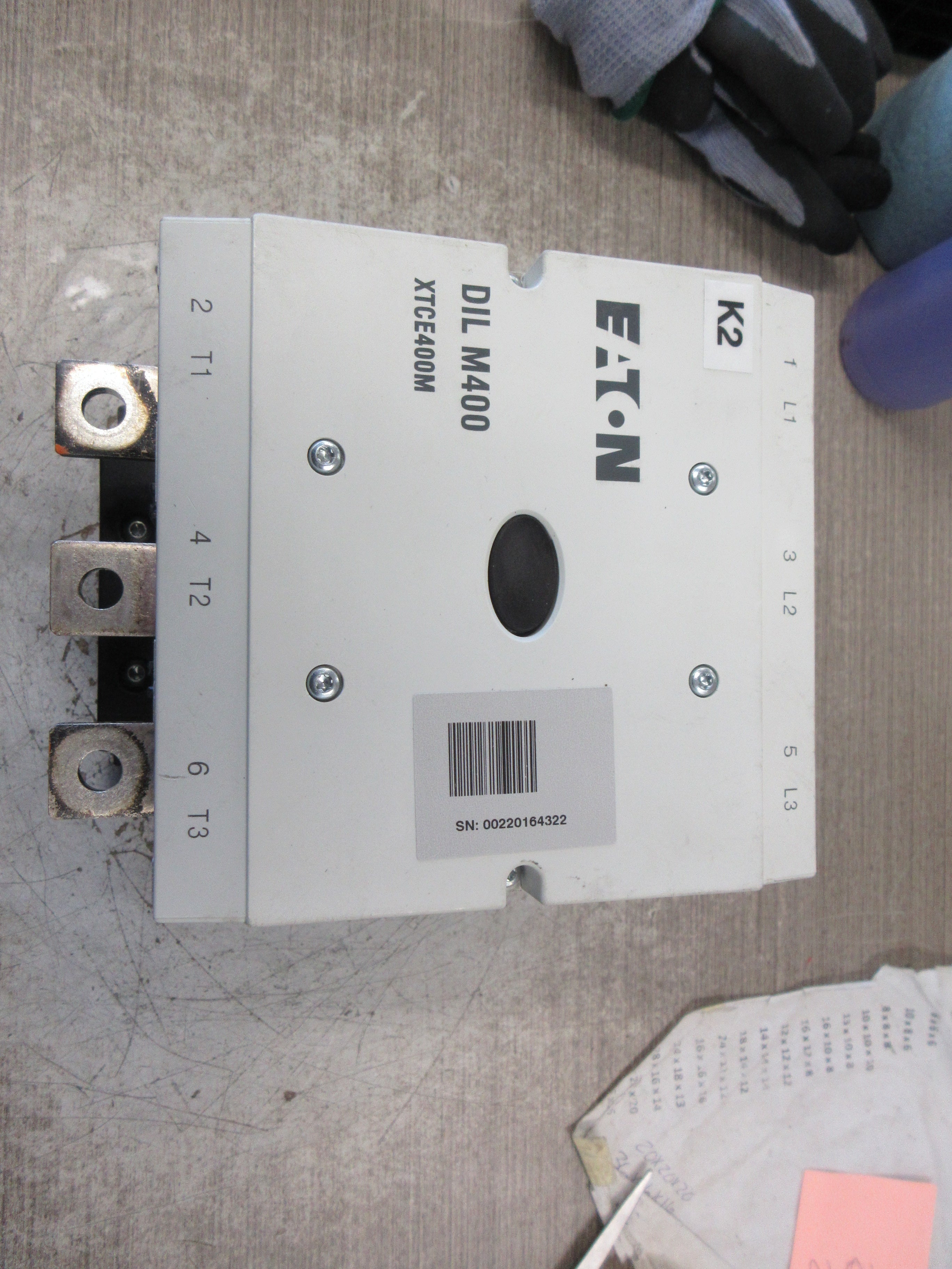 Eaton Contactor DIL M400 XTCE400M 24-48VDC Coil 450A 600V Used