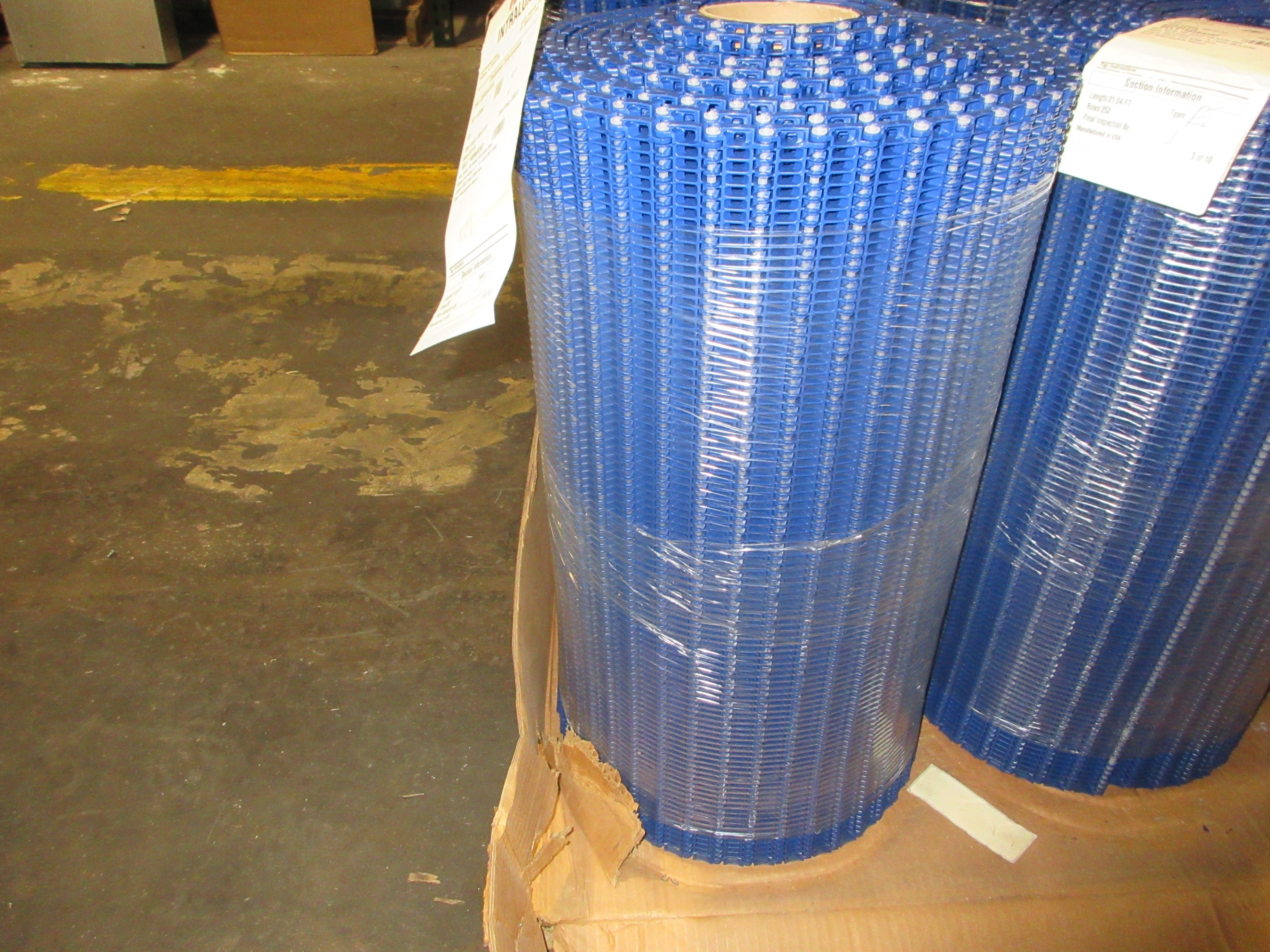 Intralox Series 100 Raised Rib Belt 48968287 Length: 21.04FT New Surplus