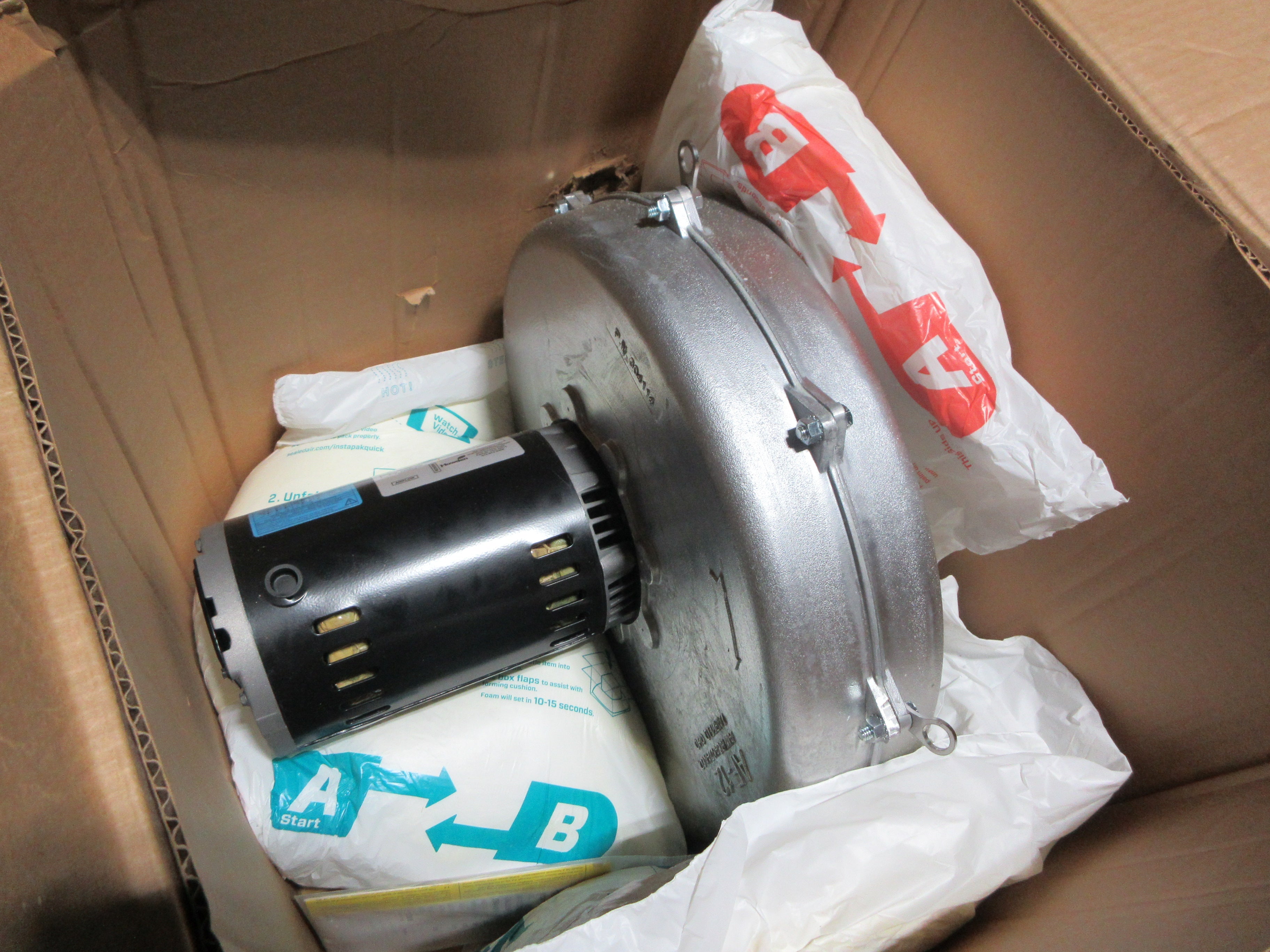 Howden Blower AF-12-R14032-7 2HP 3750RPM New Surplus