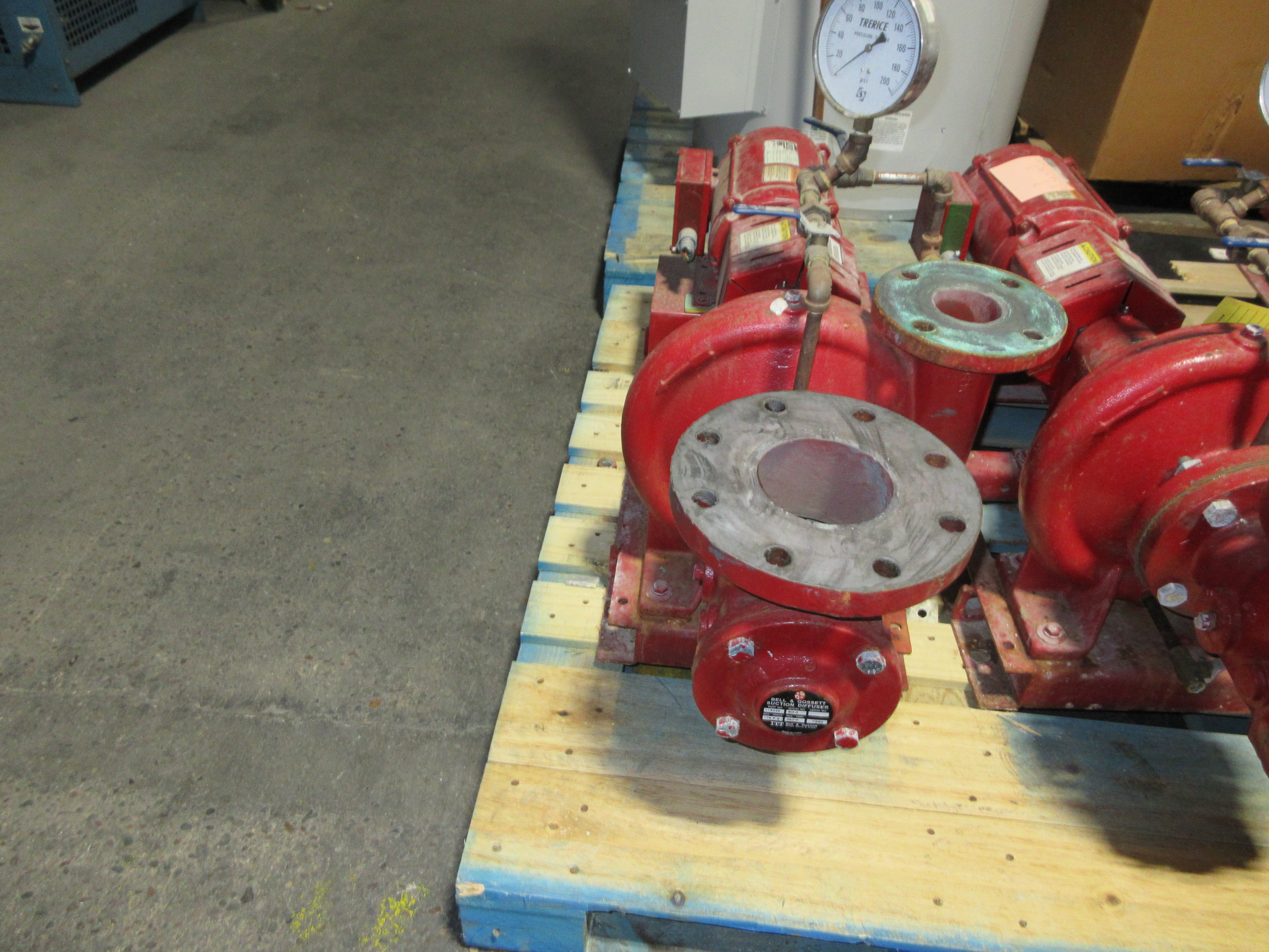 Bell & Gossett Pump 1510 BF 7.75 2.5BB 5HP 1800RPM 55 FT Head 191 GPM Used