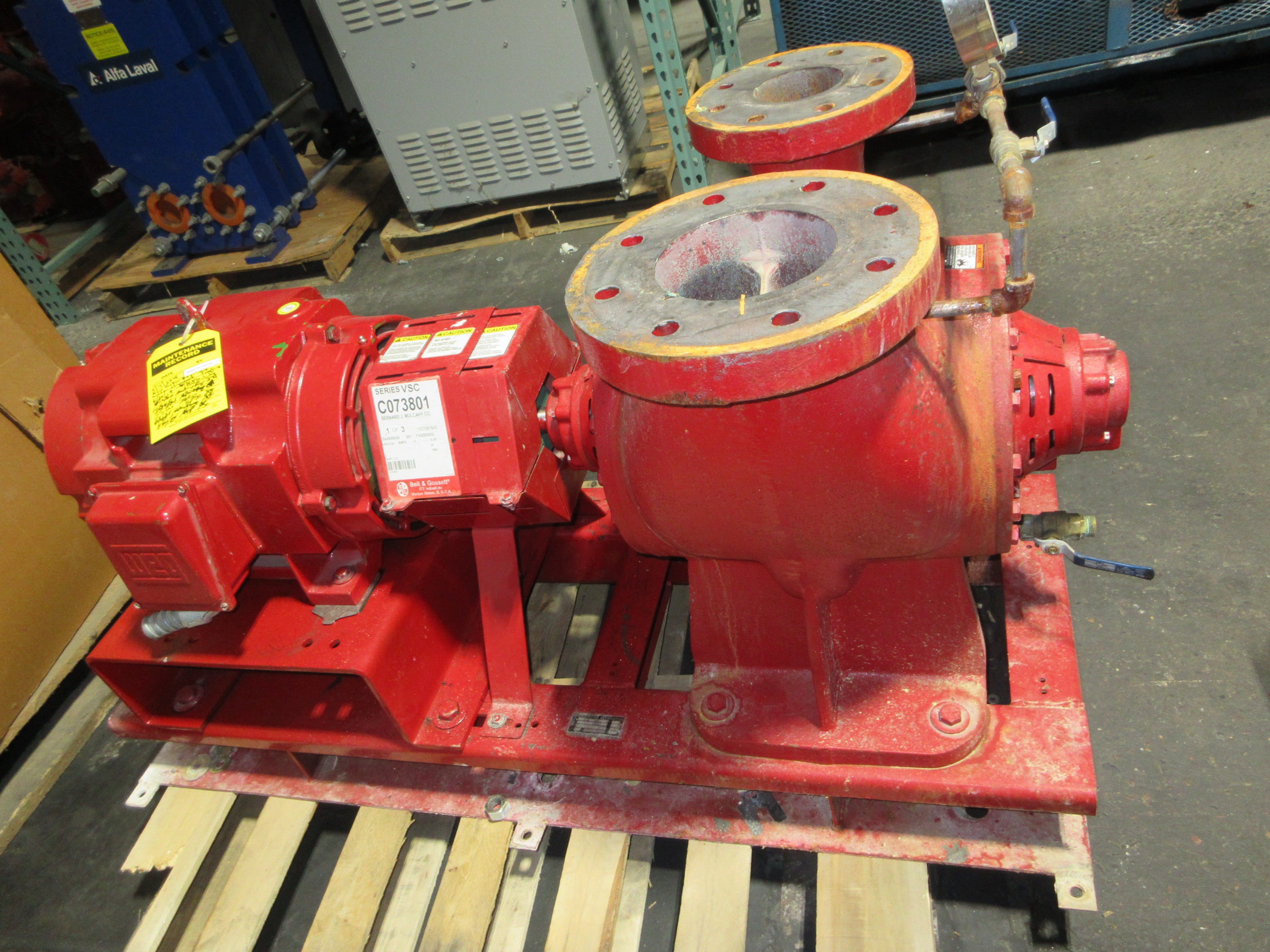 Bell & Gossett Pump VSX-VSC 10.25 4X6X10.5A RHR 30HP 1800RPM 100 FT Head Used