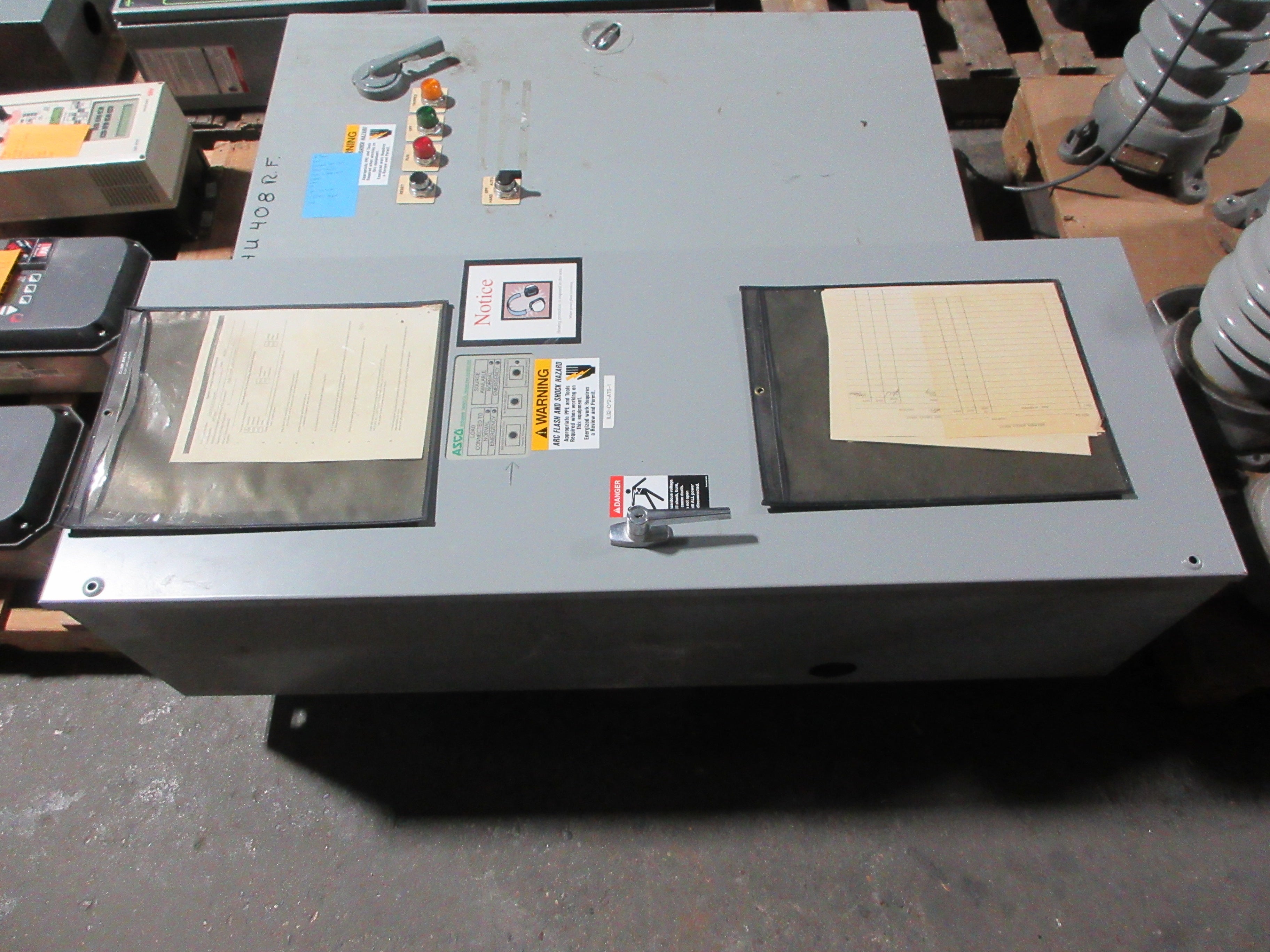 Asco Series 300 Automatic Transfer Switch A300322591C 225A 480V 60Hz 3Ph Used