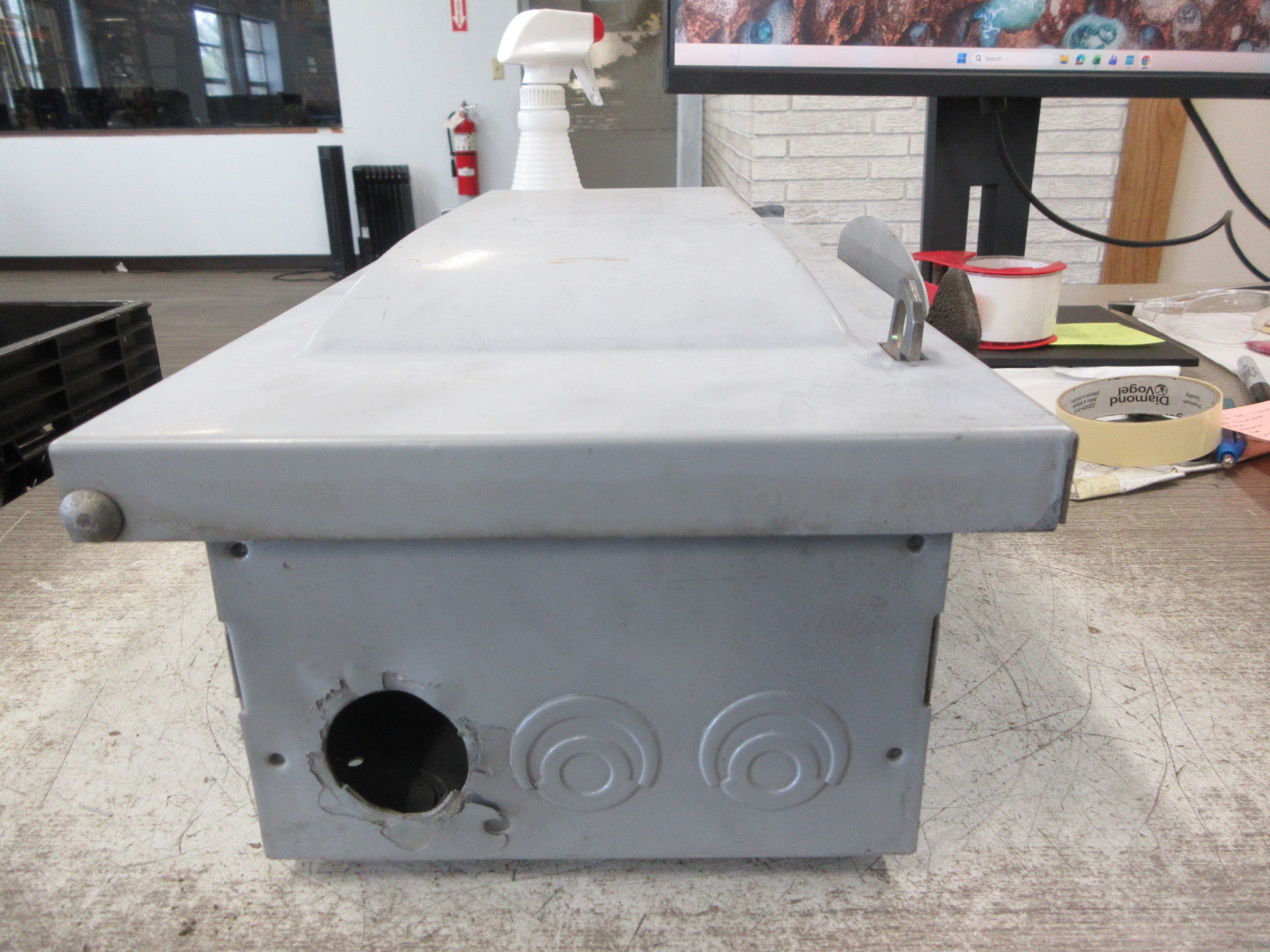 Siemens Fusible 3R Safety Switch/Disconnect GF322NR 60A 240V 3P Used