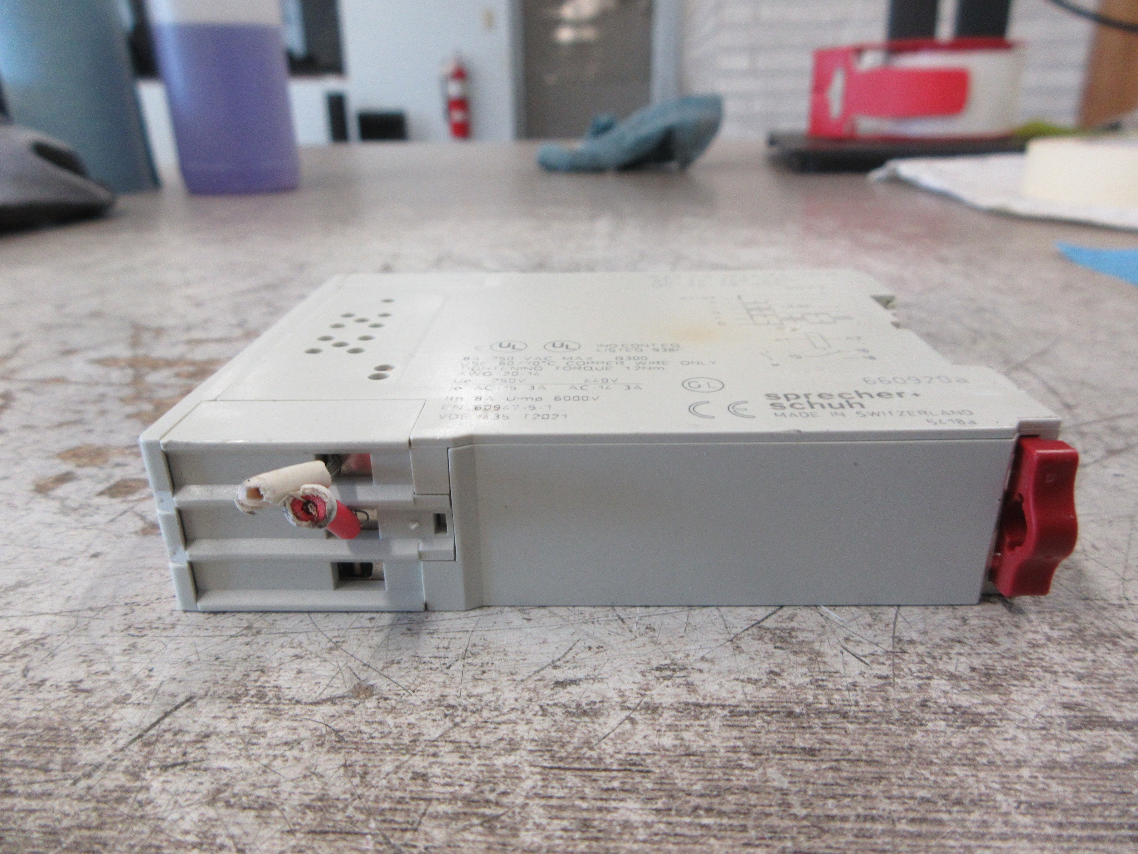 Sprecher+Schuh Timing Relay RZ7-FSA3CU23 Range: 0.5-10sec Used