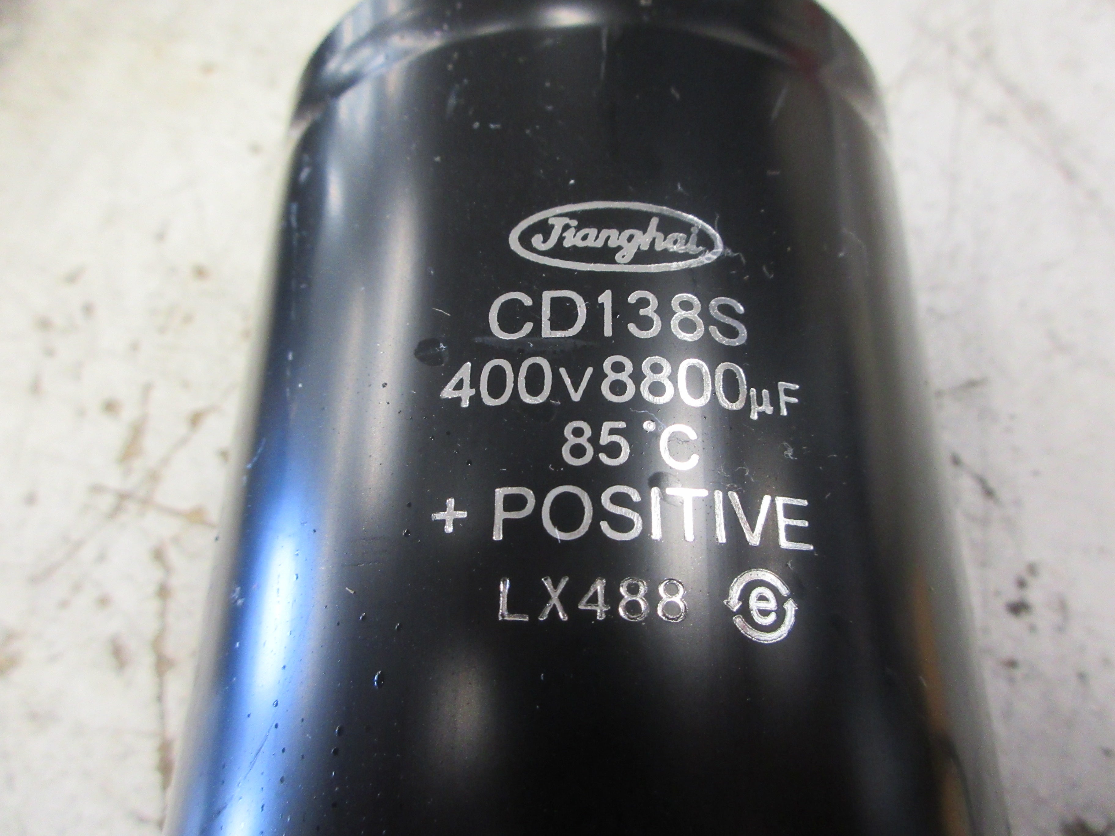 Jianghai Capacitor CD138S 8800uF 400V Used