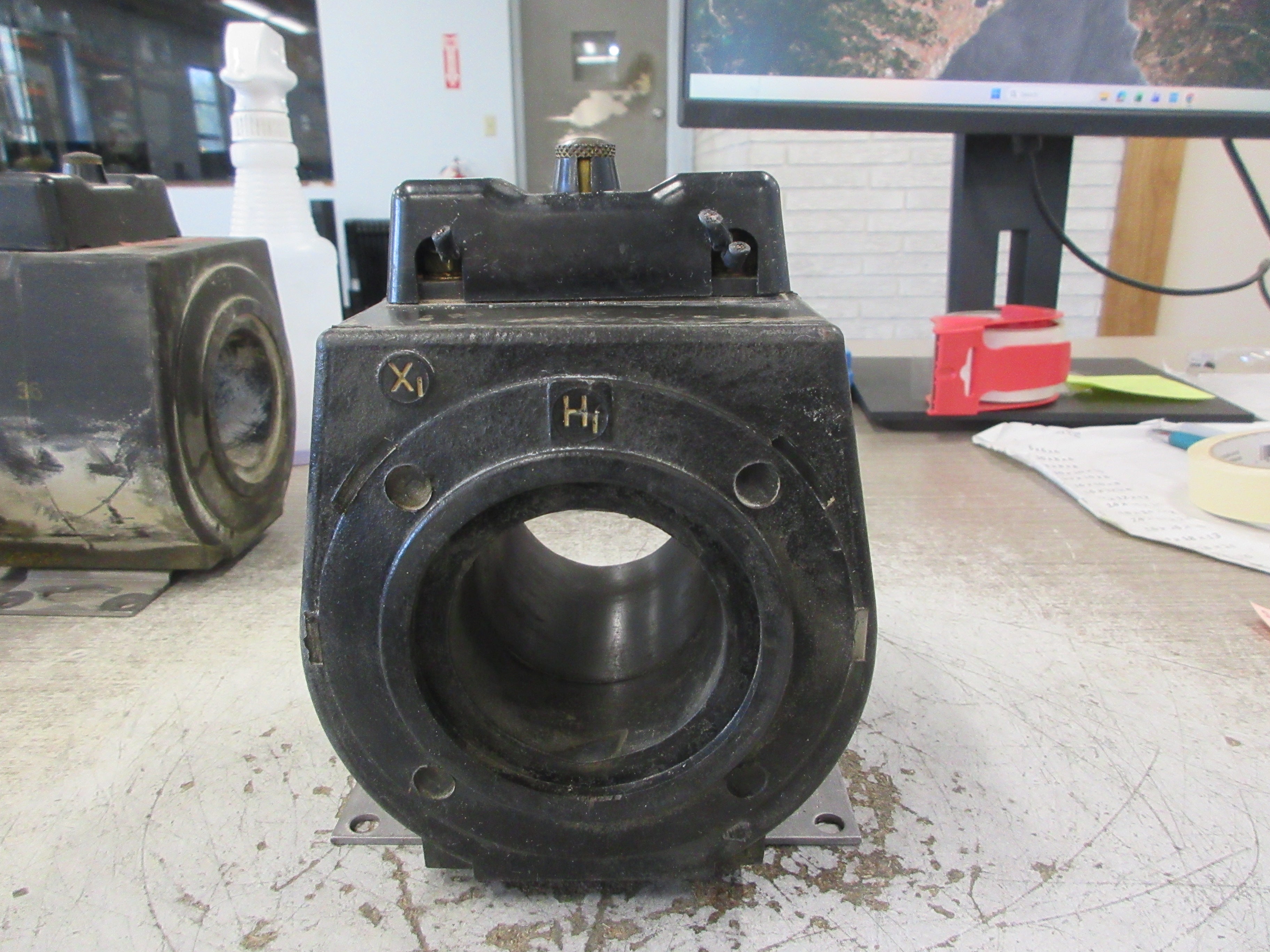 GE Type JKP-0 Current Transformer 836X8 Ratio 200:5A 600V 25-400Hz Used