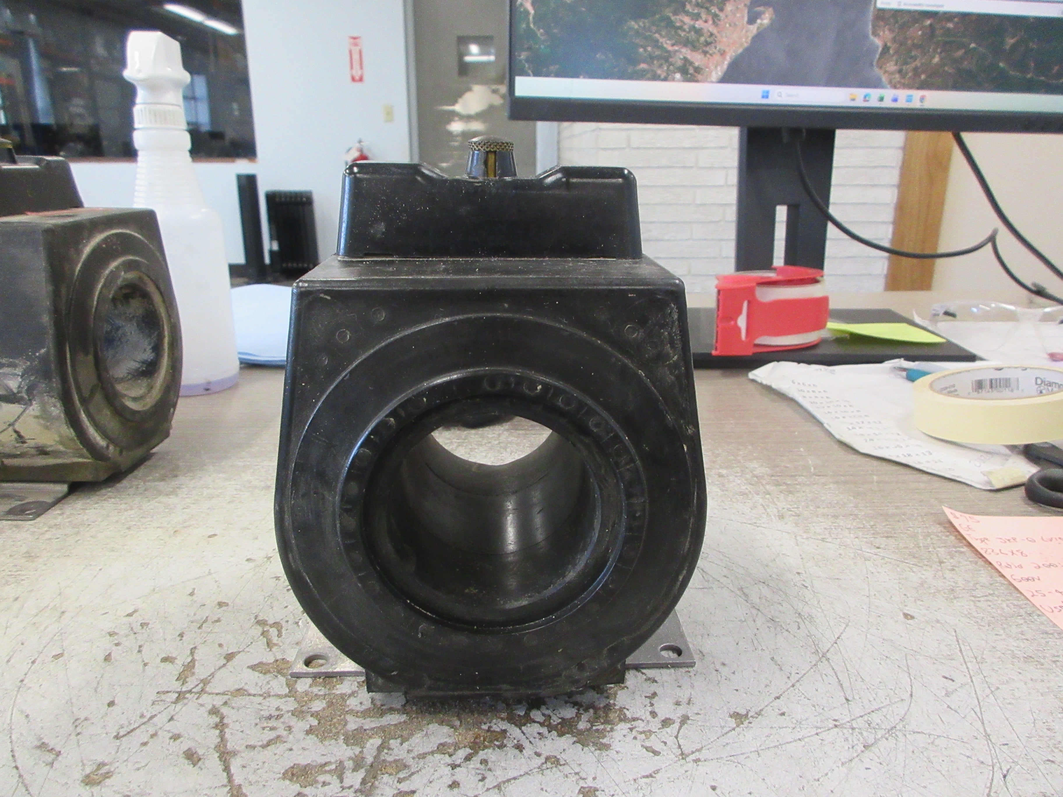 GE Type JKP-0 Current Transformer 836X8 Ratio 200:5A 600V 25-400Hz Used