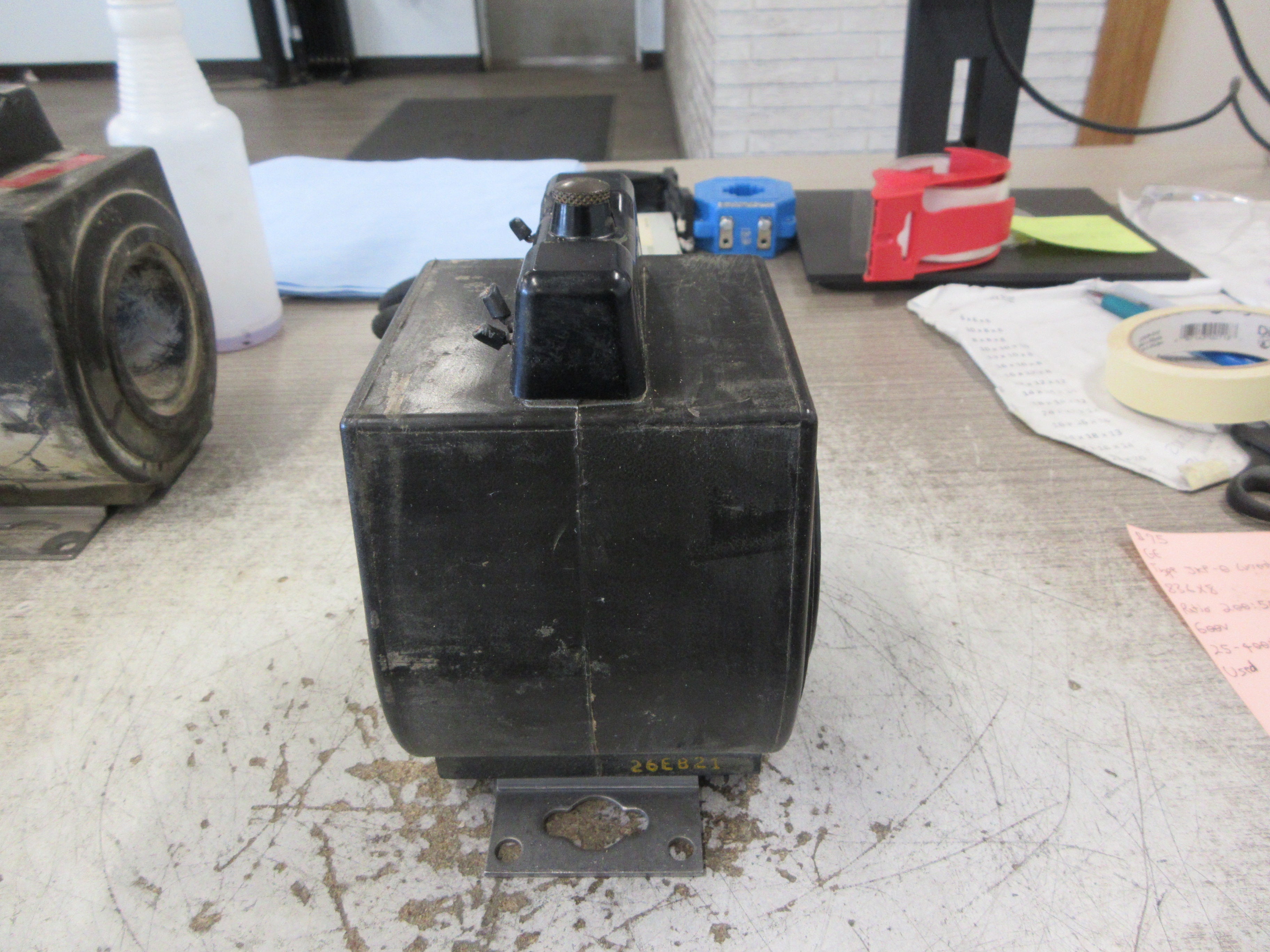 GE Type JKP-0 Current Transformer 836X8 Ratio 200:5A 600V 25-400Hz Used