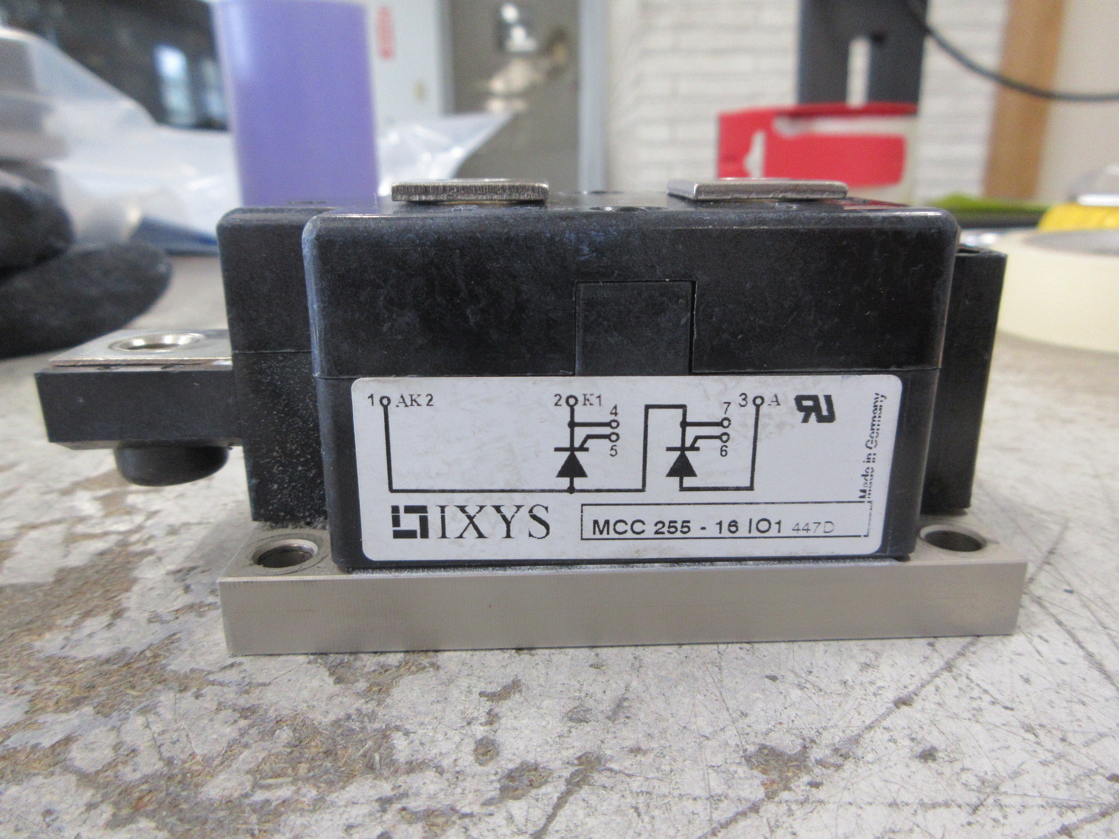 IXYS Thyristor Module MCC255-16IO1 Used