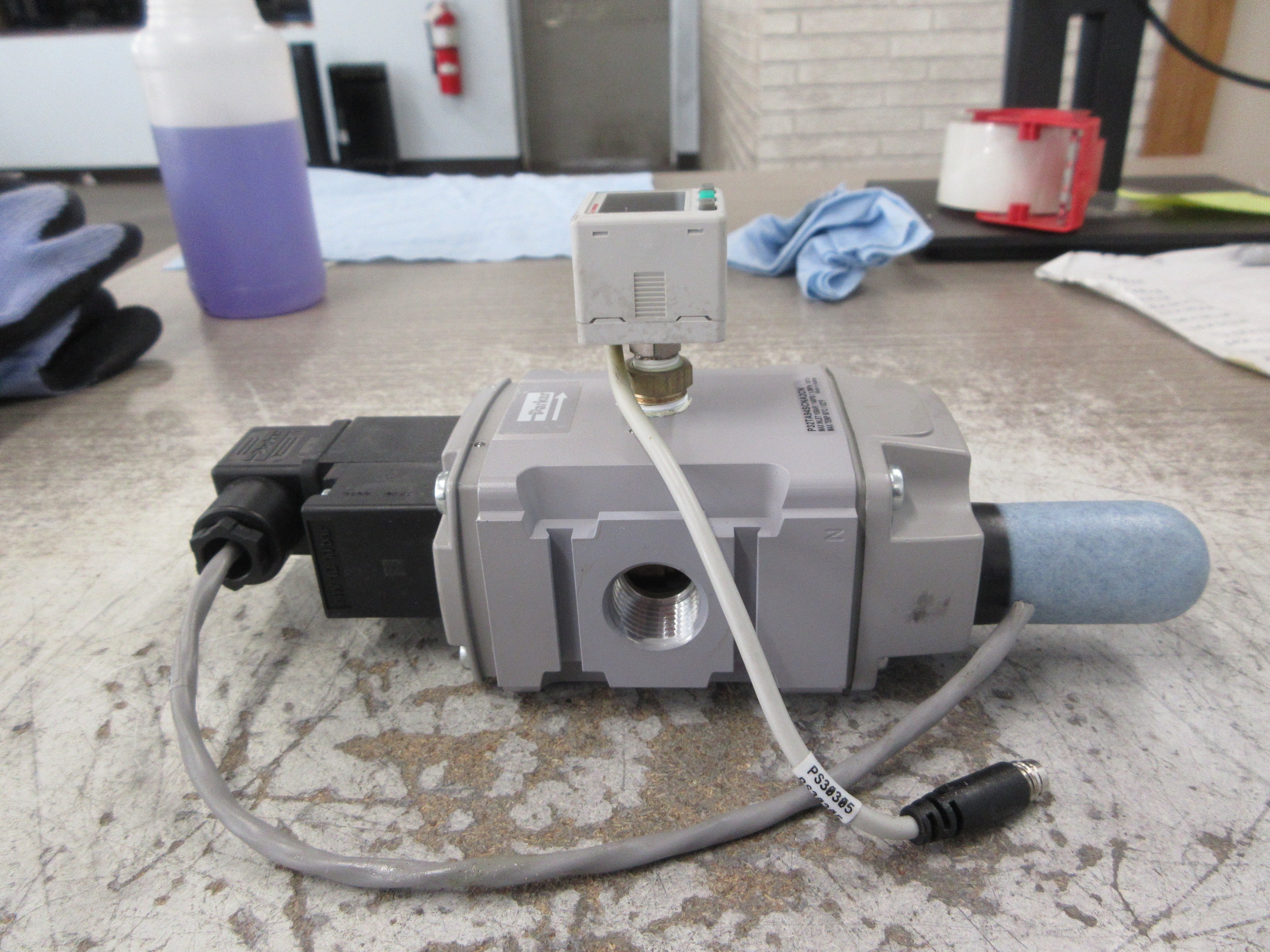Parker Global FRL Soft Start/Dump Valve P32TA94SCNA2CN 145 PSI 122°F Used