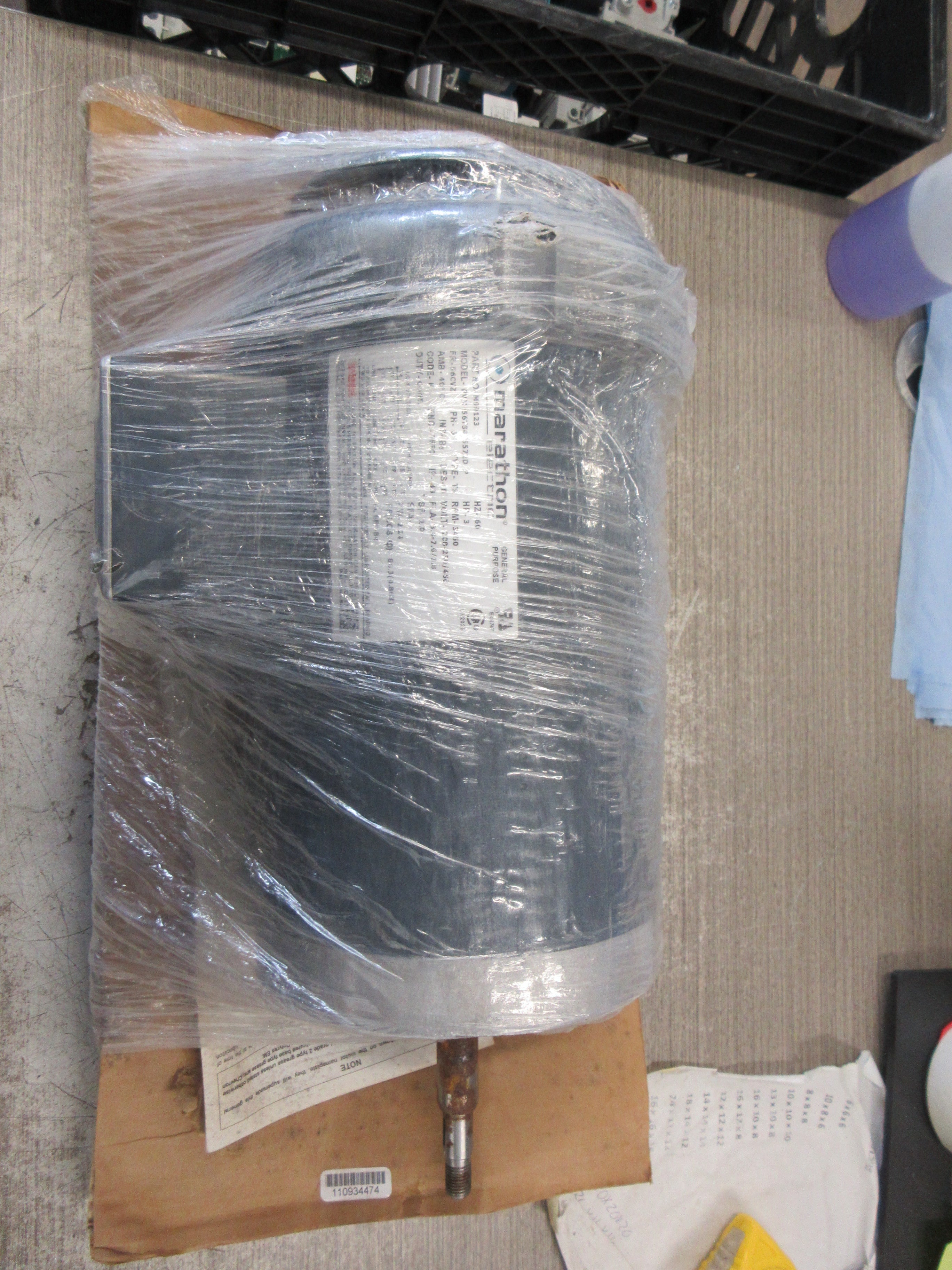 Marathon Motor M99123 Model: PVM 56T34F5572D P 3HP 208-230/460V New Surplus